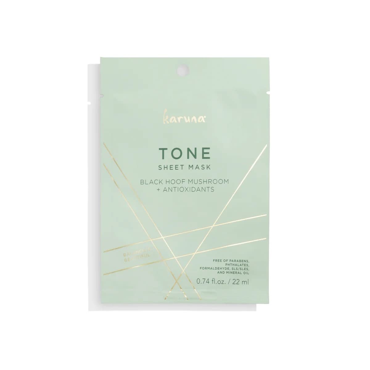 Karuna – TONE Facial Mask for Well-Toned, Moisturized & Balanced Skin, Age-Defying Facial Skin Care Products, Hydrating Face Masks with Black Hoof Mushroom & Antioxidants, 0.74 fl. oz./22 ml