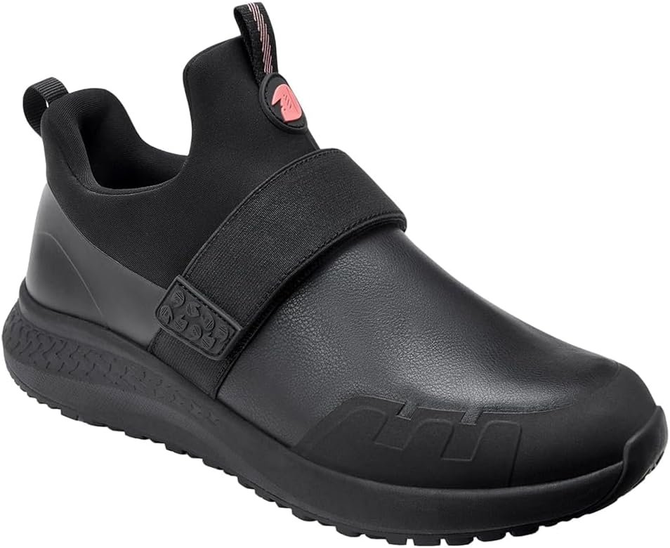 Women’s Non Slip Work Shoes Slip Resistant Waterproof Chef Shoe for Women Working in Kitchen Restaurant Food Service Slip-On Design Walking Sneakers Zapatos Trabajo