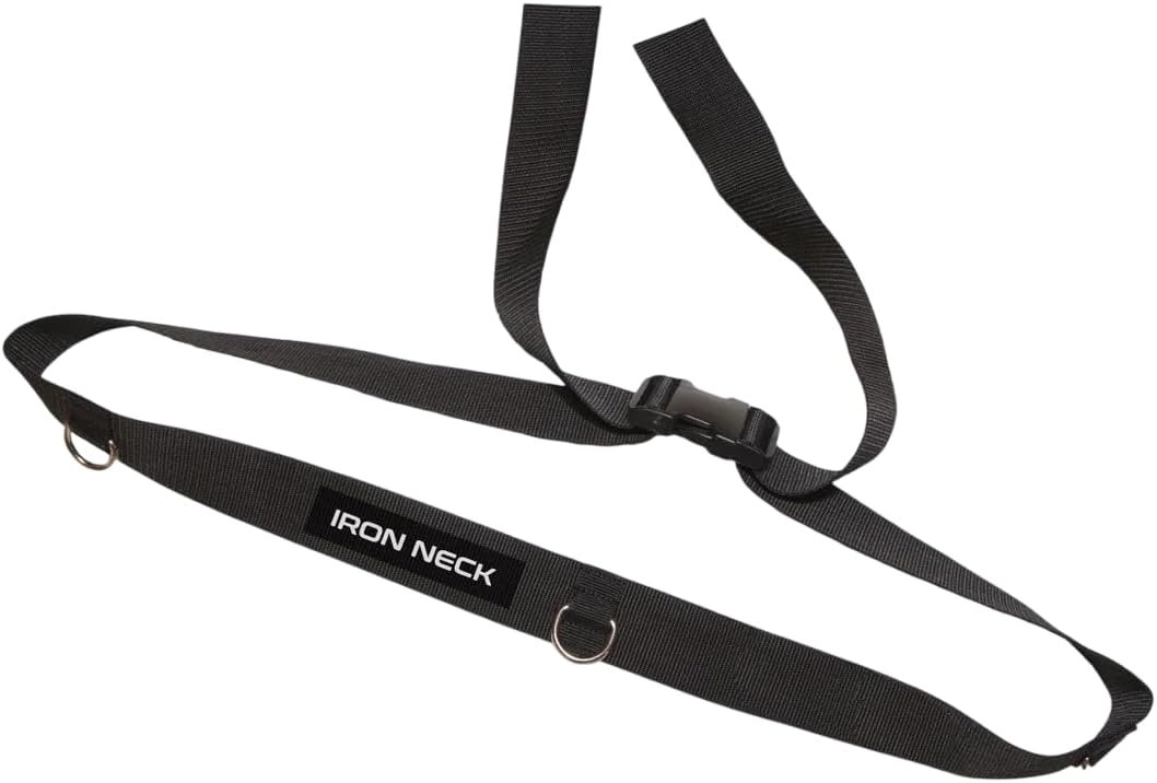 Iron Neck Door Anchor Stap for Resistance Bands – Portable Exercise Band Accessories Home or Gym Workouts – Loop Door Anchor, Resistance Band Workouts for Men and Women – Clip Door