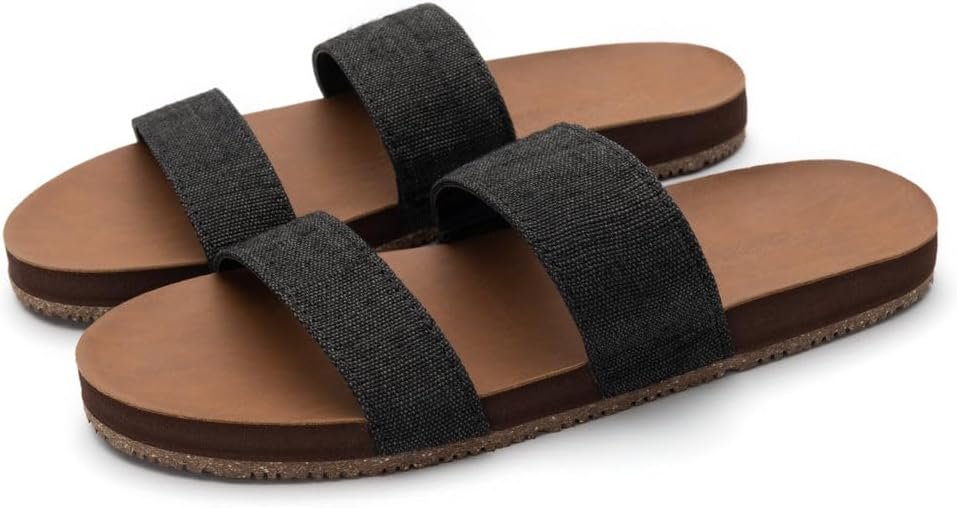 Feelgoodz Women’s Zensole Vistas Natural Rubber Strap Slide Sandals