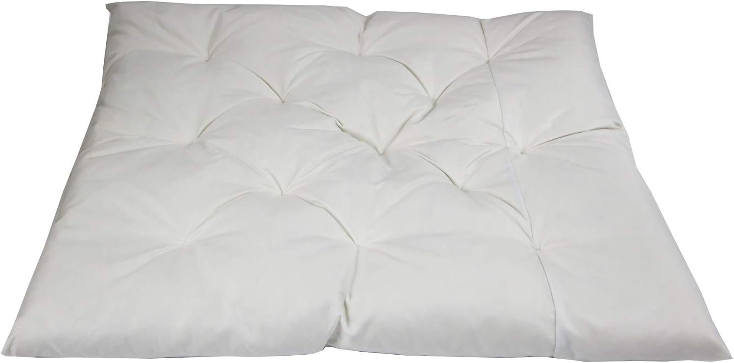 Buckwheat Zafu and Large Zabuton Meditation Cushion Set (2pc)