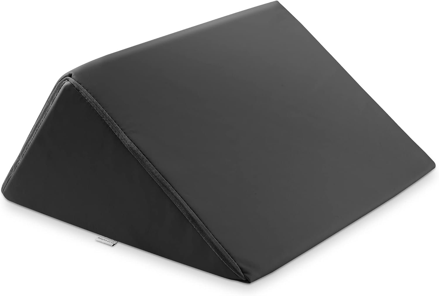 Saloniture Triangle Wedge Massage Table Bolster Under-Knee Pillow, Extra Large – 19 x 12 x 20 x 15.5 Inch – Black