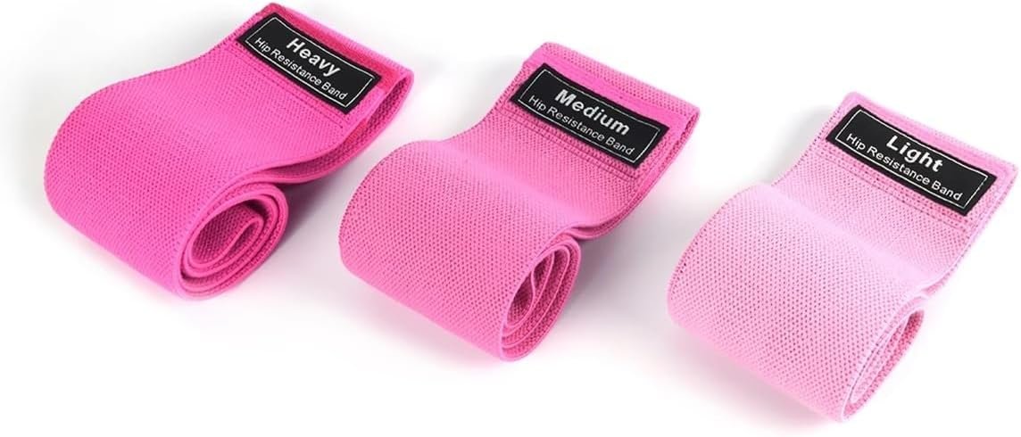 Edemsport Booty Bands Set of 3 – Fabric Resistance Bands for Glutes & Legs – Non-Slip, Durable, 3 Levels – Home, Gym & Yoga Workouts