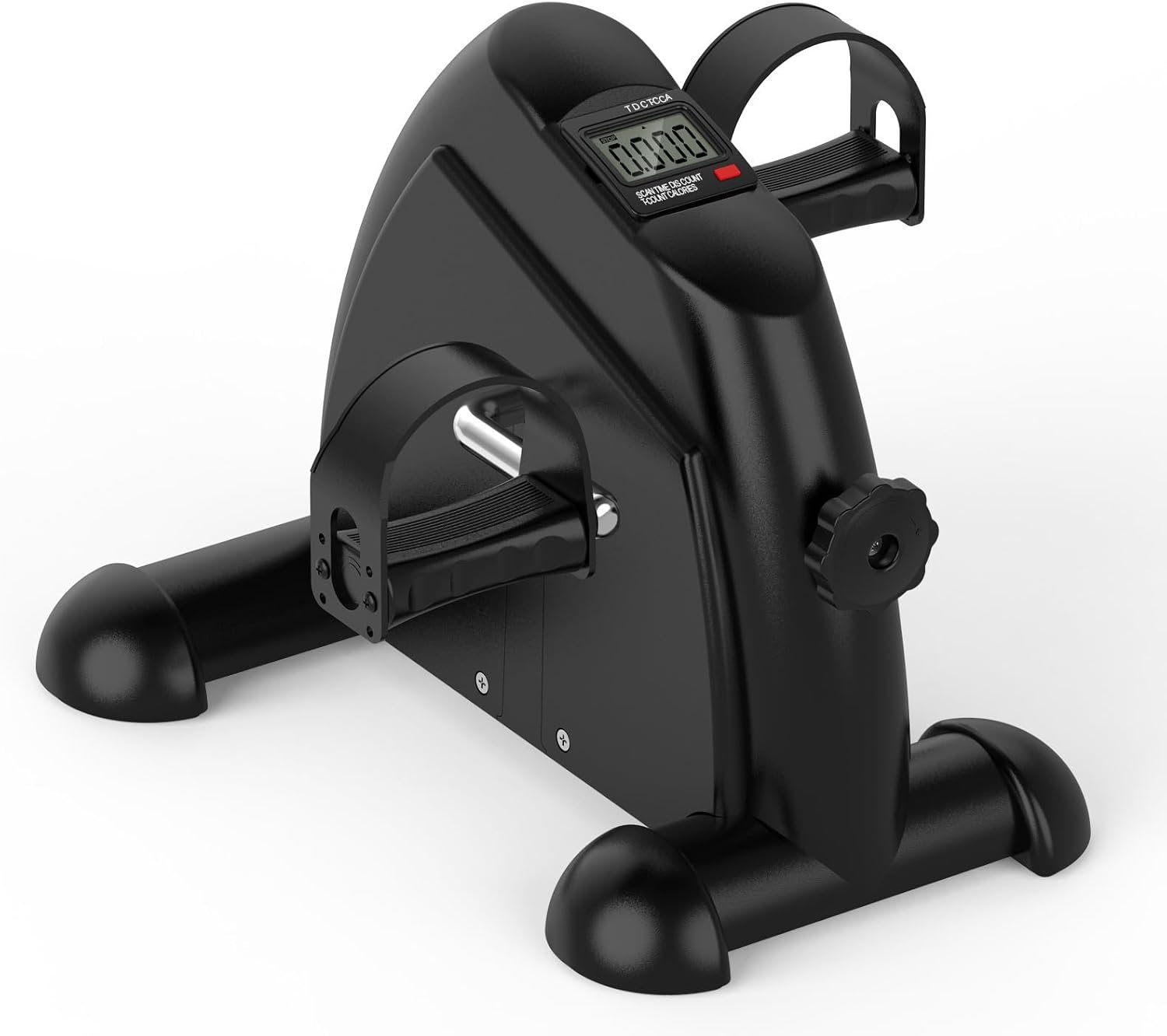 FITKS360 Under Desk Elliptical & Mini Exercise Bike – Seated Electric Leg Exerciser Under Table Oval Electric – Seniors Sit Exerciser Full Assembled Pedal with Remote Control