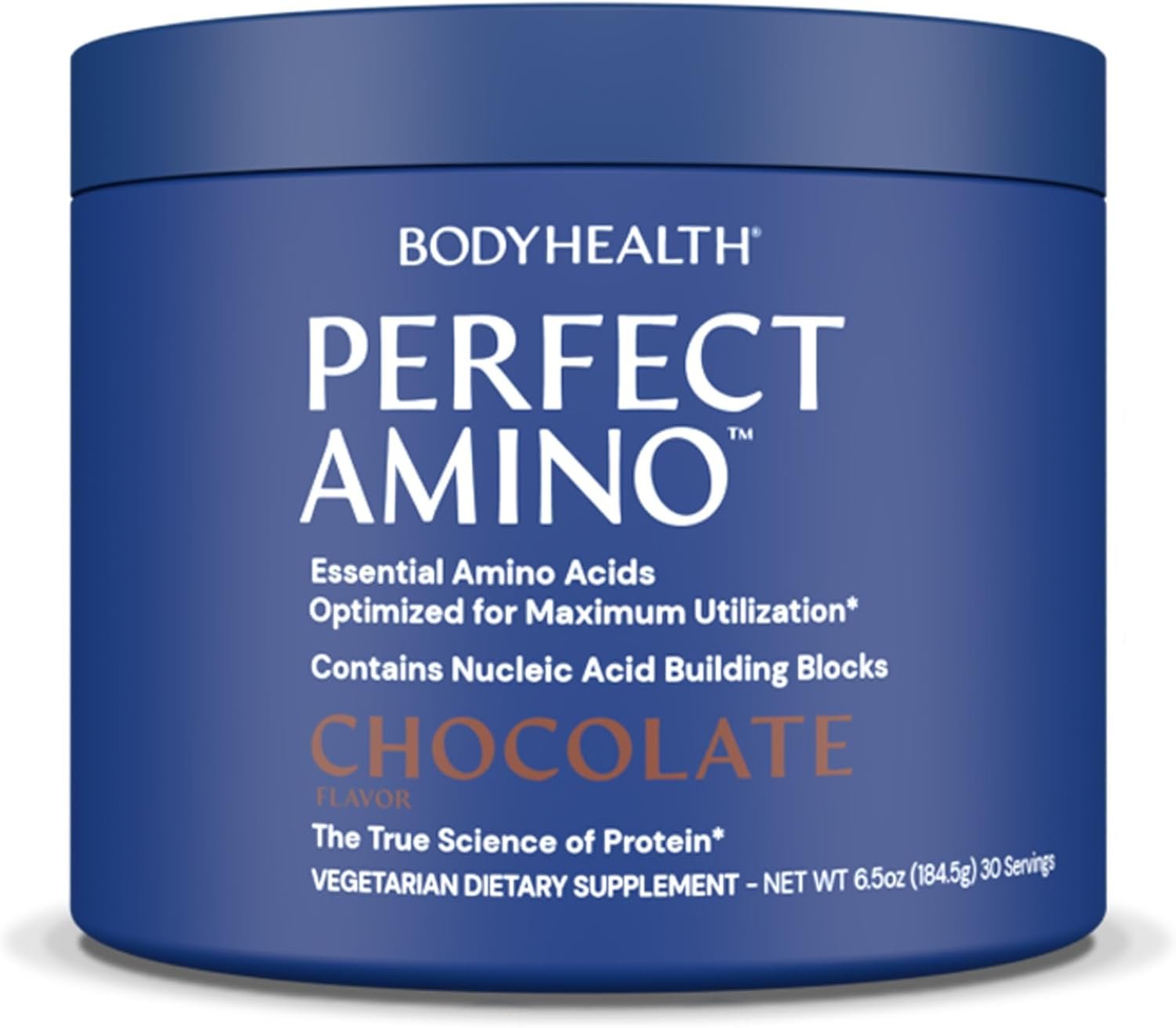 BodyHealth PerfectAmino Powder – BCAA and EAA Powder for Pre and Post Workout – Amino Acid Energy Drink for Men and Women to Support Lean Muscle and Recovery – Chocolate – 30 Servings