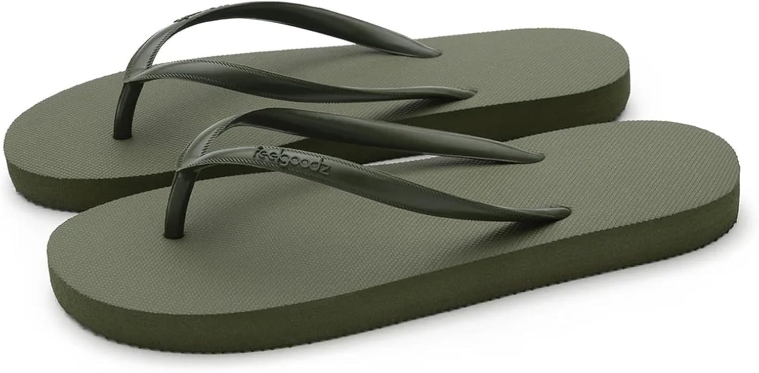 Feelgoodz Women’s Slimz Core Natural Rubber Flip Flops