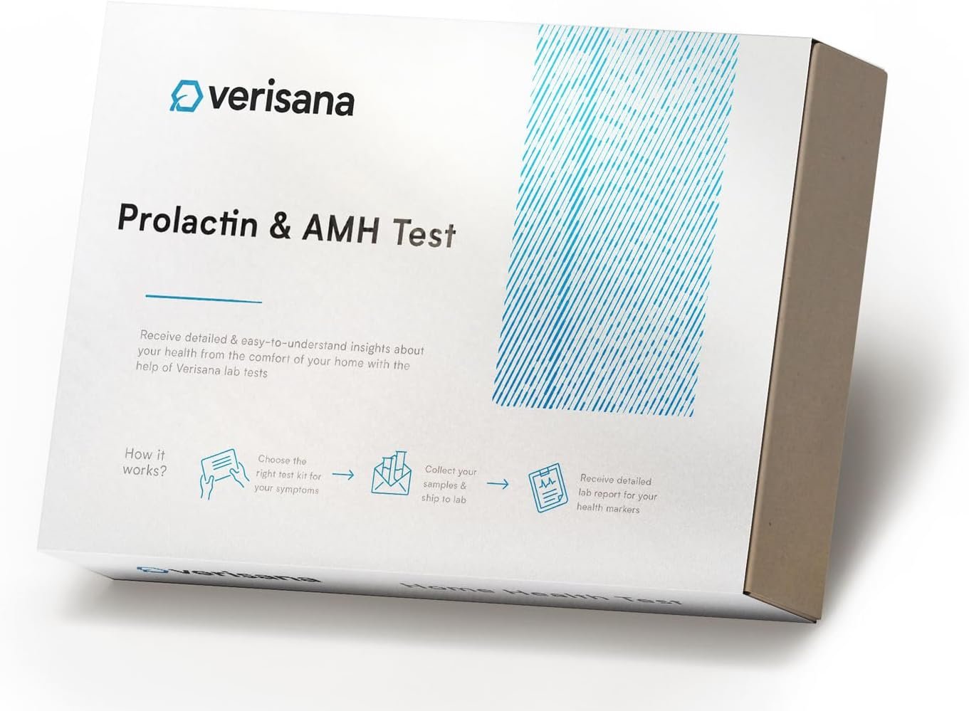 Prolactin & AMH Test for Women – Essential Hormone Assessment for Reproductive Health – At-Home Testing Kit – Analysis by CLIA-Certified Lab – Verisana