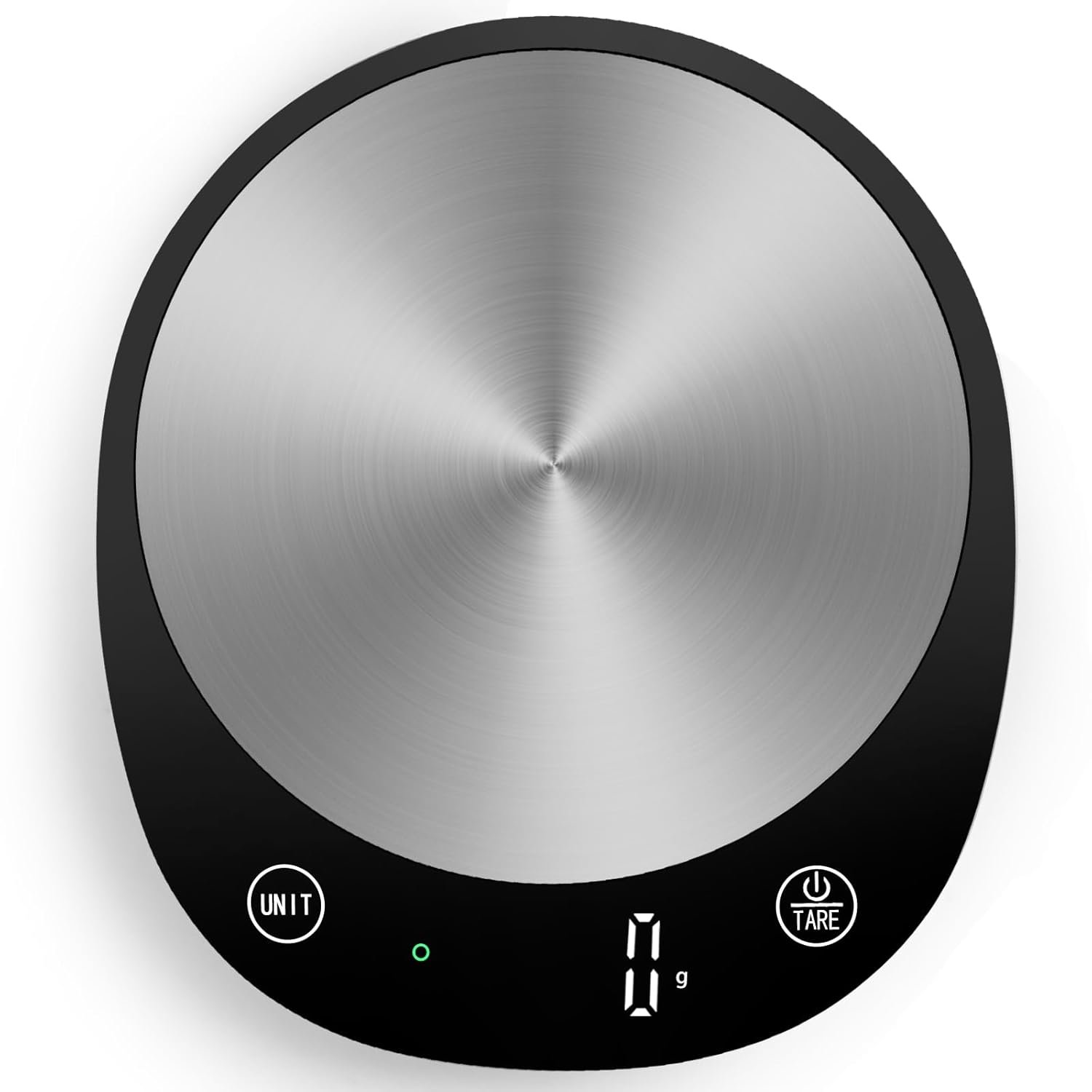 Homebuds 22lb Digital Food Scale Grams and Ounces in 1g, High Precision Assured by Kitchen Scale Professional Factory Since 2001, Gram Scale for Cooking and Baking, LED, 3*AAA Included, Black