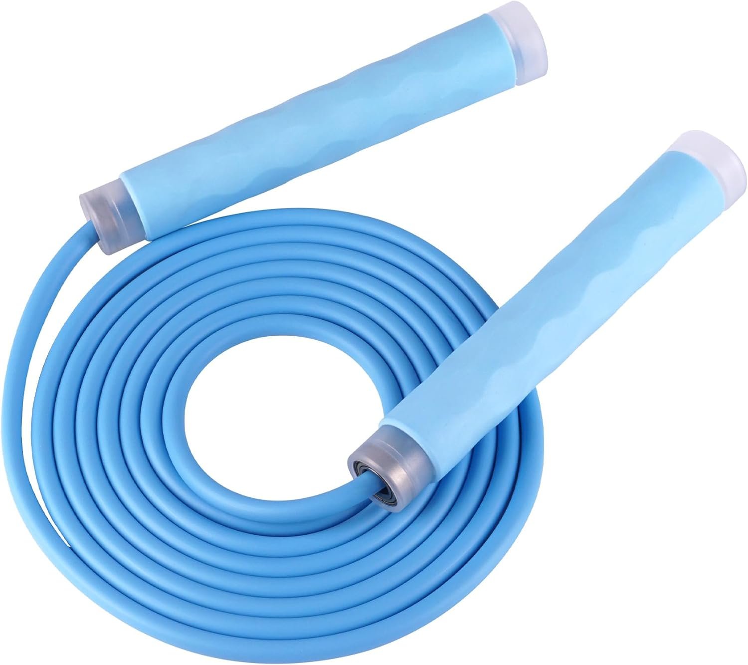 YUEDONG Jump Rope for Cardio & Fat Burning Thickened PVC, High-Speed Ball Bearing, Tangle-Free, Non-Slip Silicone Handle, Adjustable Length for Men & Women, Indoor/Outdoor