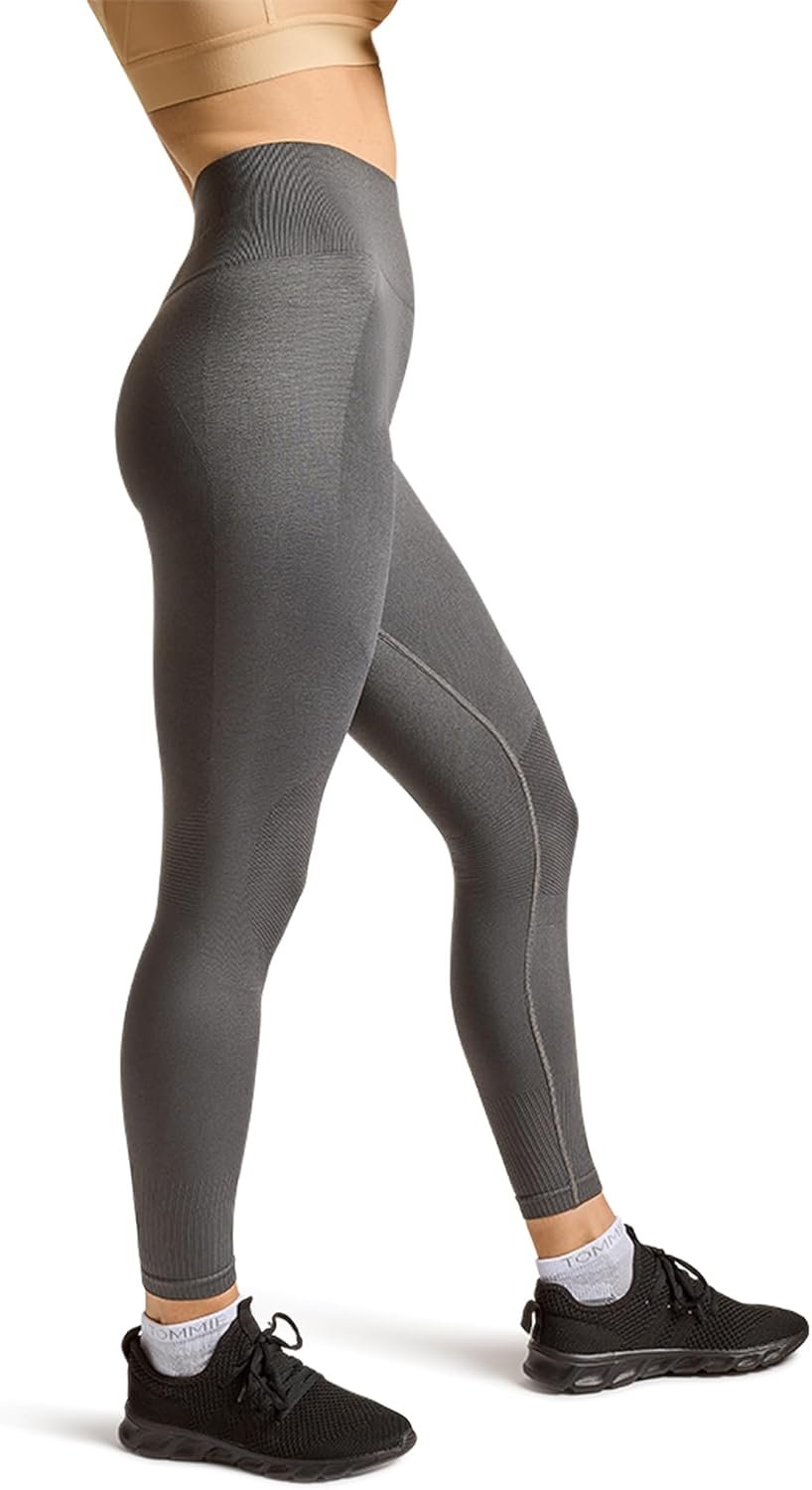 Tommie Copper Knee and Hip Support Compression Leggings – Seamless Comfort for Everyday Use