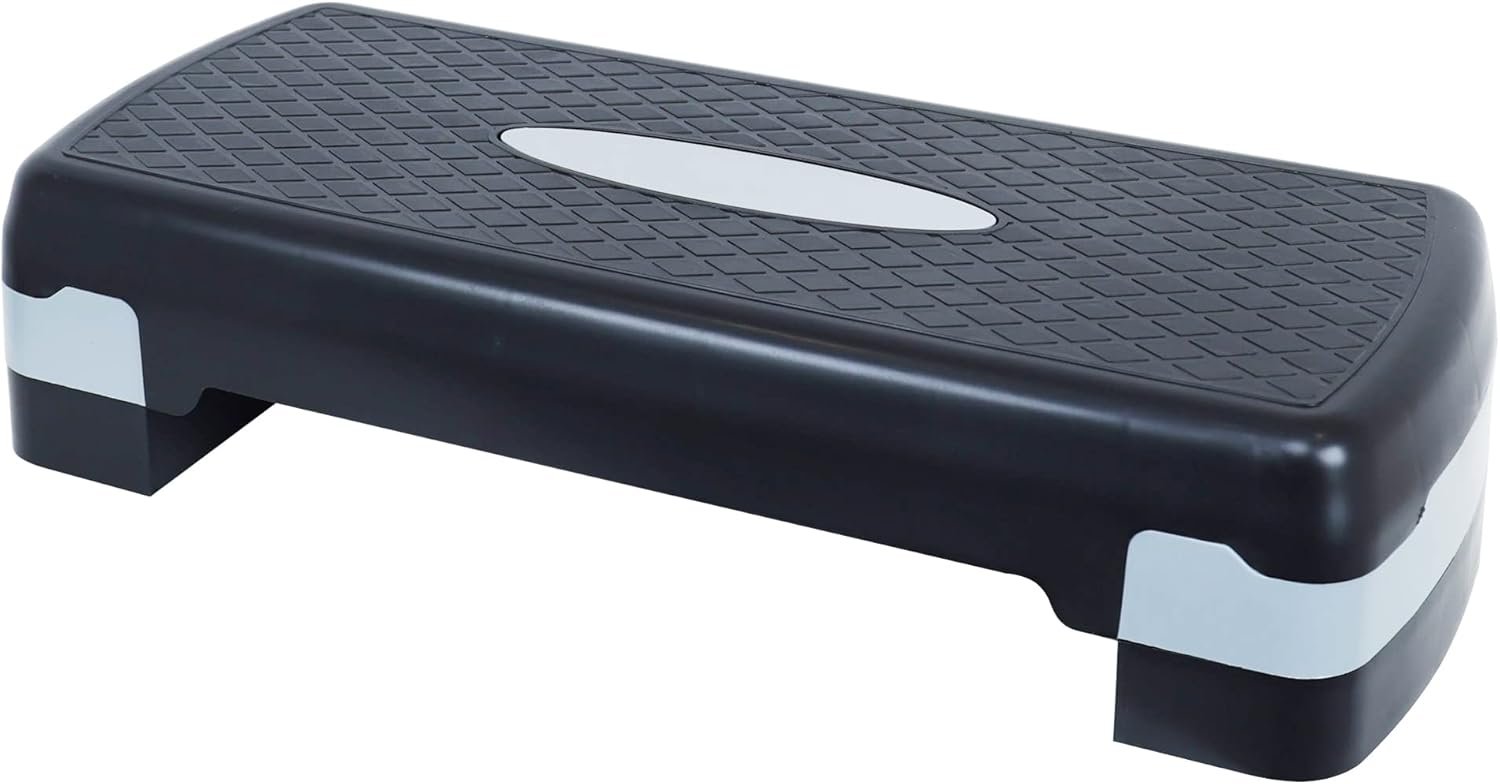 Fitvids Adjustable Workout Aerobic Stepper Step Platform Trainer, 27-Inch, Multiple Colors
