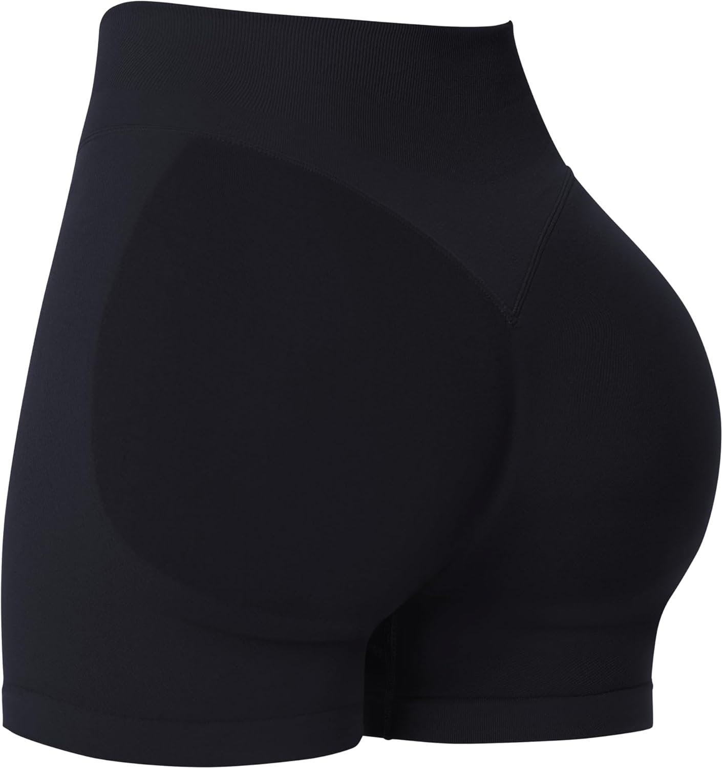 Sunzel Women’s Seamless Scrunch Butt Biker Shorts – High Waisted Booty Lifting Workout Yoga Gym Shorts with Tummy Control