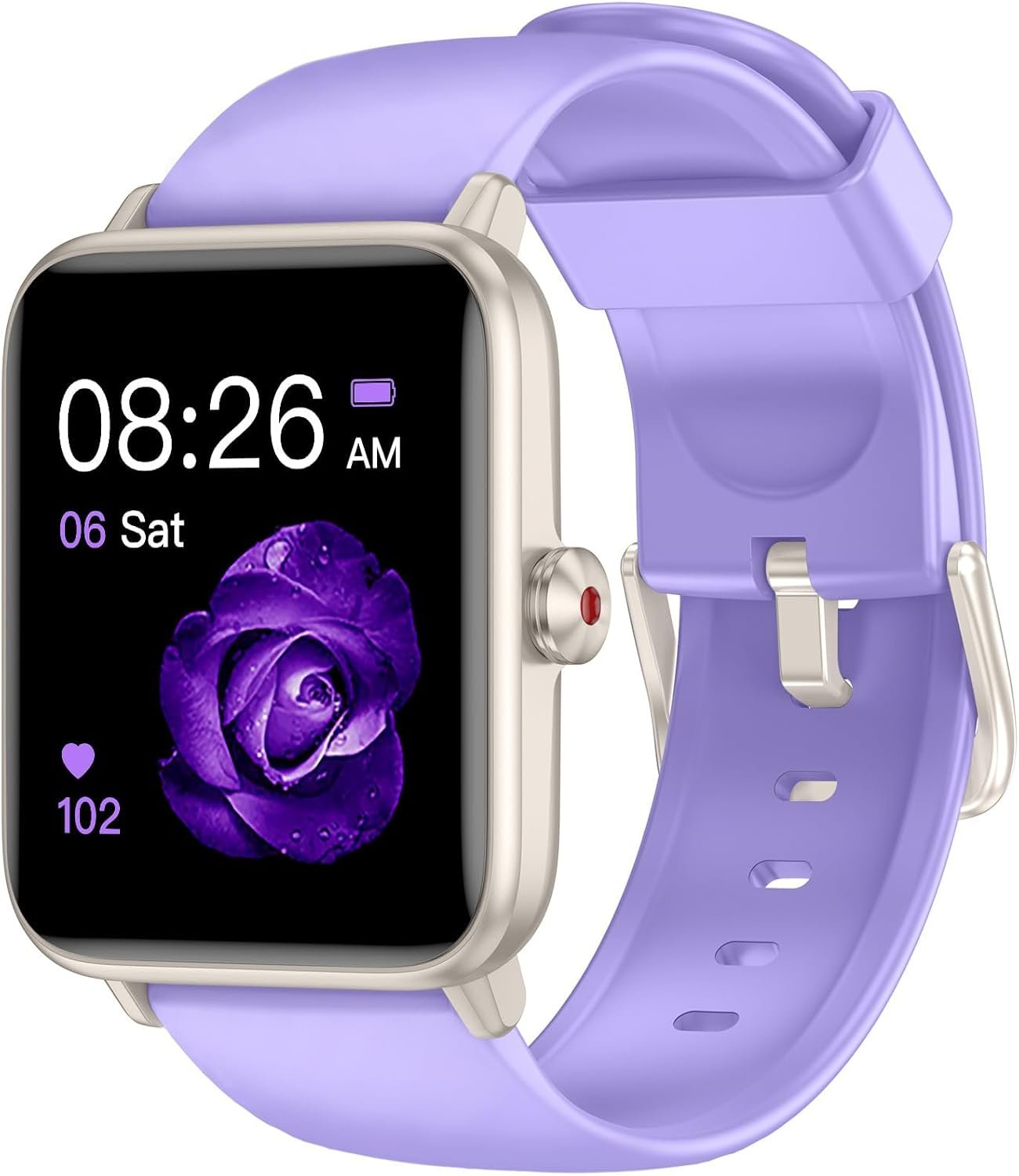 TYKOIT Smart Watch, Fitness Tracker with Heart Rate Monitor, Blood Oxygen, Sleep Tracker, 41mm Touchscreen Smartwatch for Android iOS Waterproof Pedometer Watches Step Calories Tracker for Women Men