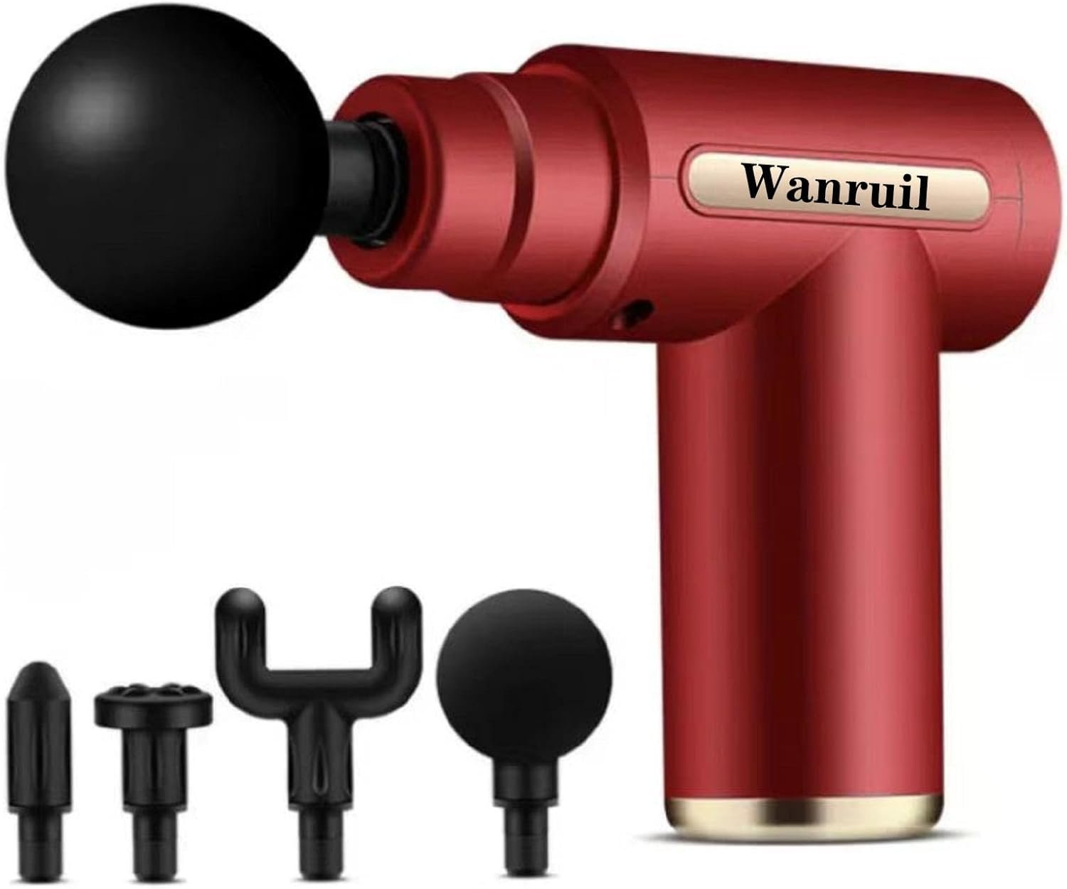 Massage Gun Upgrade Deep Tissue Muscle Massager for Pain Relief Percussion Massager with 4 Massage Heads & Silent Brushless Motor Portable Handheld ​Massager Best Gifts for Him Her