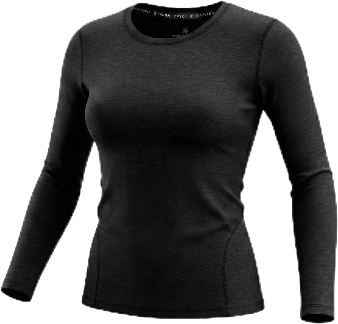 Spyder Women’s Micro French Terry Long Sleeve Crew Neck Base Layer Thermal Top