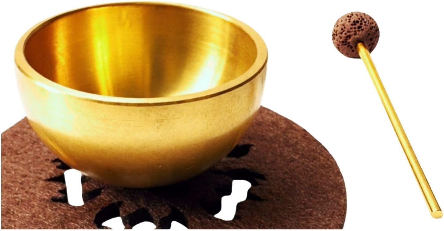 Mini Singing Bowl Set Meditation Sound Bowl for Yoga, Meditation & Relaxation, Mindfulness,Chakra Healing, Stress Relief, Self-Regulation, Unique Spiritual Gifts for Women and Men