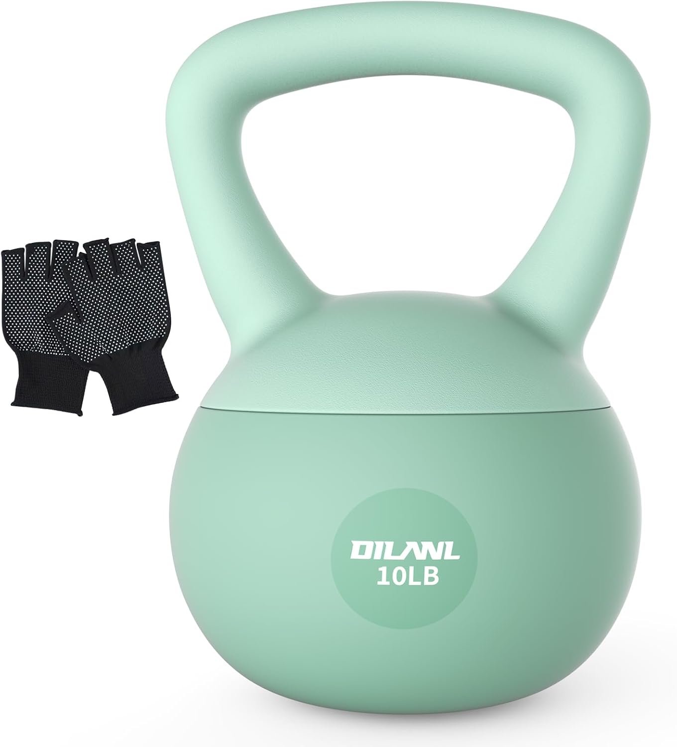 Soft Kettlebell, Safe Strength Training Kettle bell, Cushioned Impact-Resistant Base and Anti-Slip Grip Weight, Kettlebells Set for Home Workouts and Men/Women/Beginners,With Non-slip Gloves