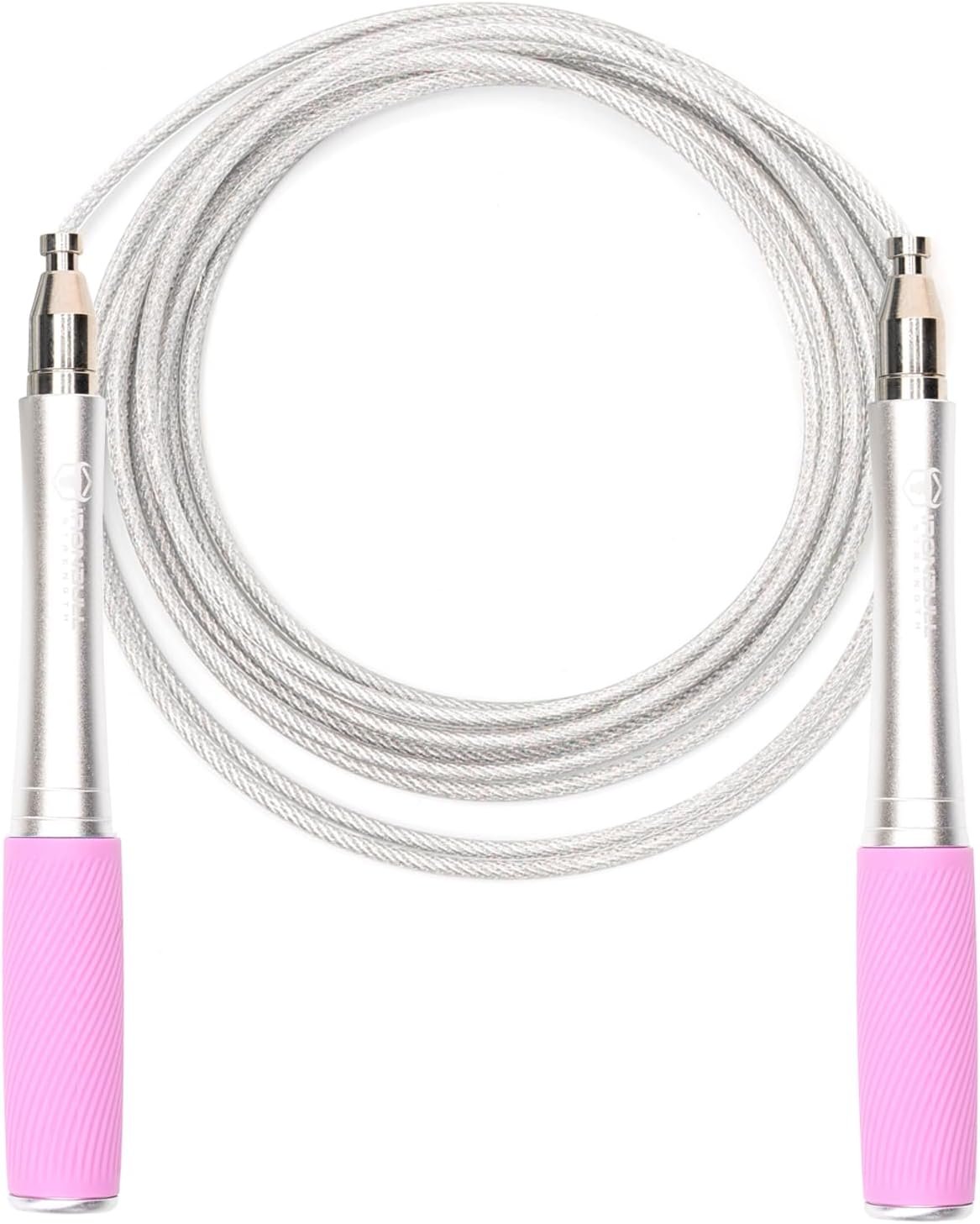 Jump Rope for Men & Women – Ultra-Fast, High Speed Jump Rope – Self-Locking Screw-Free Design with Aluminum Handles and Silicone Textured Grips – Precision Engineered for Maximum Performance – Skipping Rope for Workout Fitness, Cross Training & Home Exercises