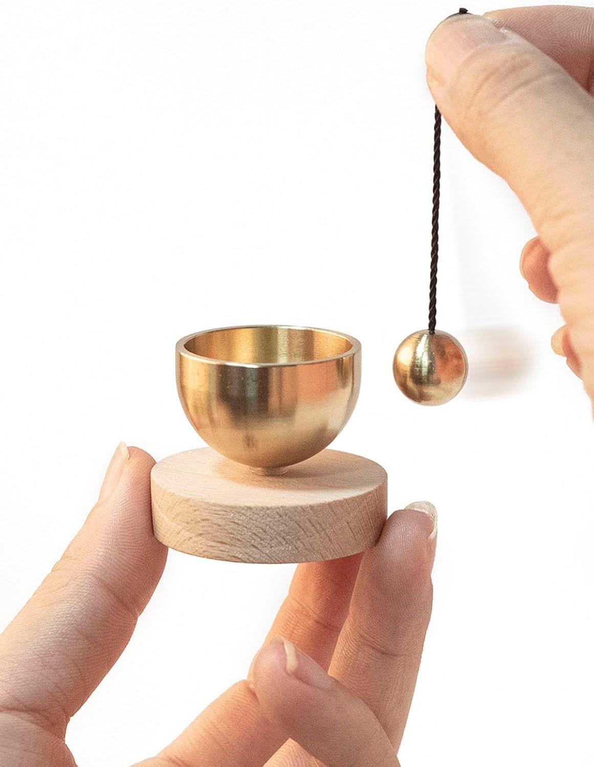 MIni Singing Bowl Set Meditation Sound Bowl for Yoga, Meditation & Relaxation, Mindfulness,Chakra Healing, Stress Relief, Self-Regulation, Unique Spiritual Gifts for Women and Men (SMALL SIZE)