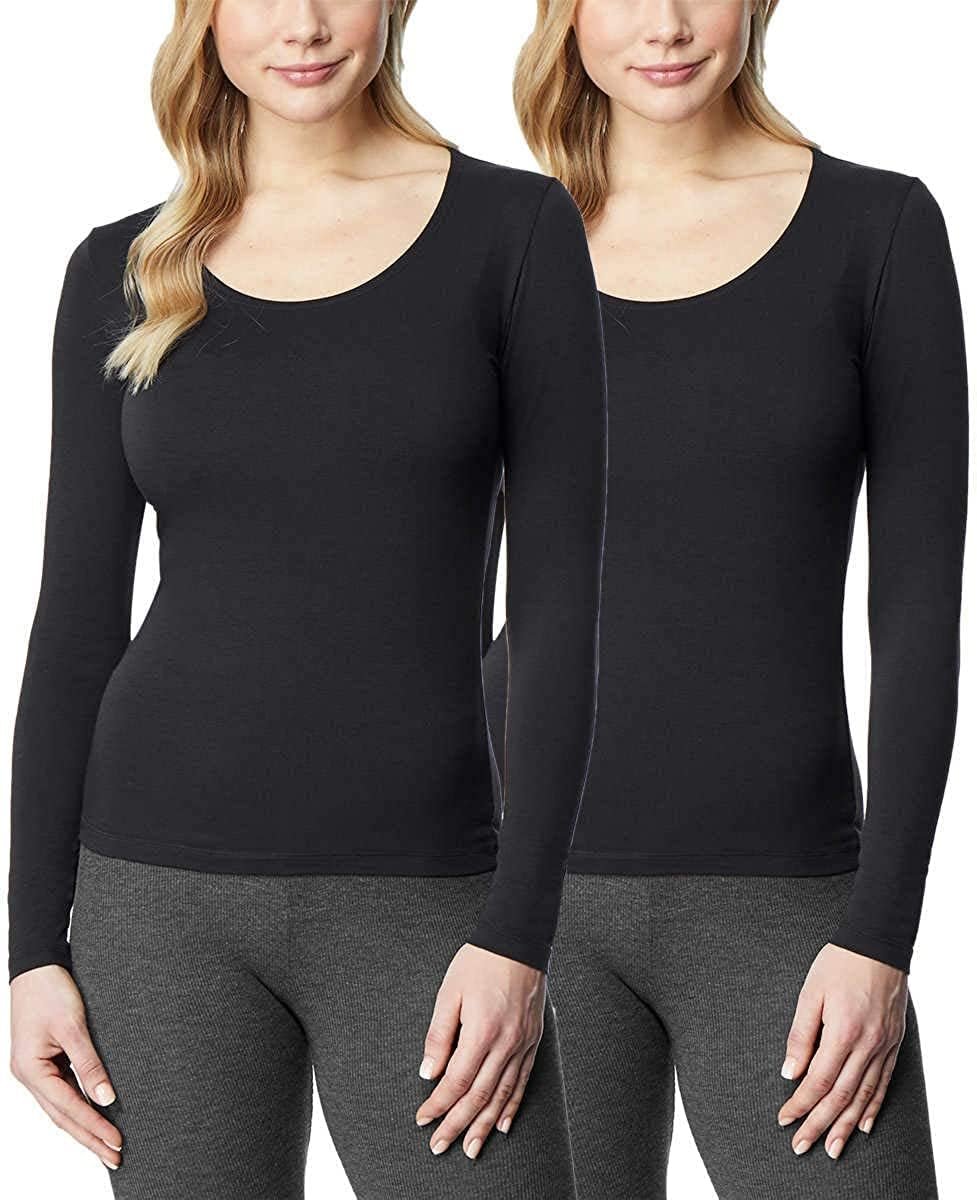 32 Degrees Women’s 2 Pack Ultra Light Thermal Baselayer Scoop Top