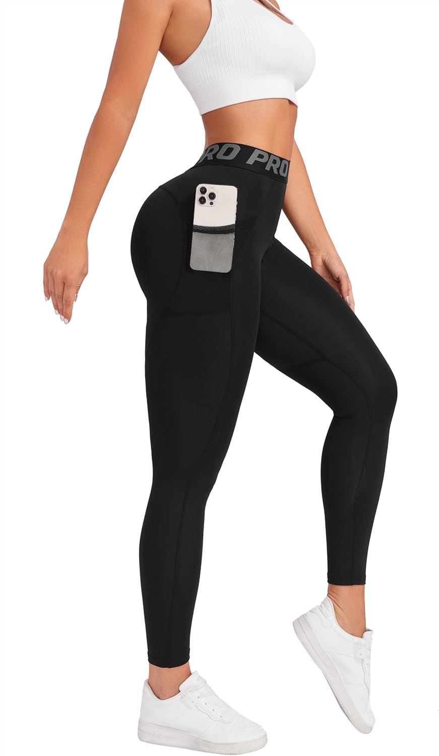 High Waisted Leggings for Women,Gym Sport Fitness Joggers Pants Tummy Control for Workout, Yoga, Running