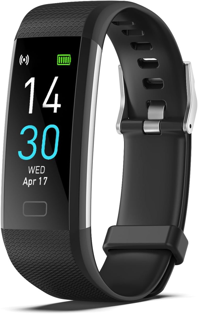 BrilliantHouse Fitness Tracker with Heart Rate Sleep Monitor Step Counter, Activity Tracker IP68 Smart Watch Health Tracker Pedometer for Man Women