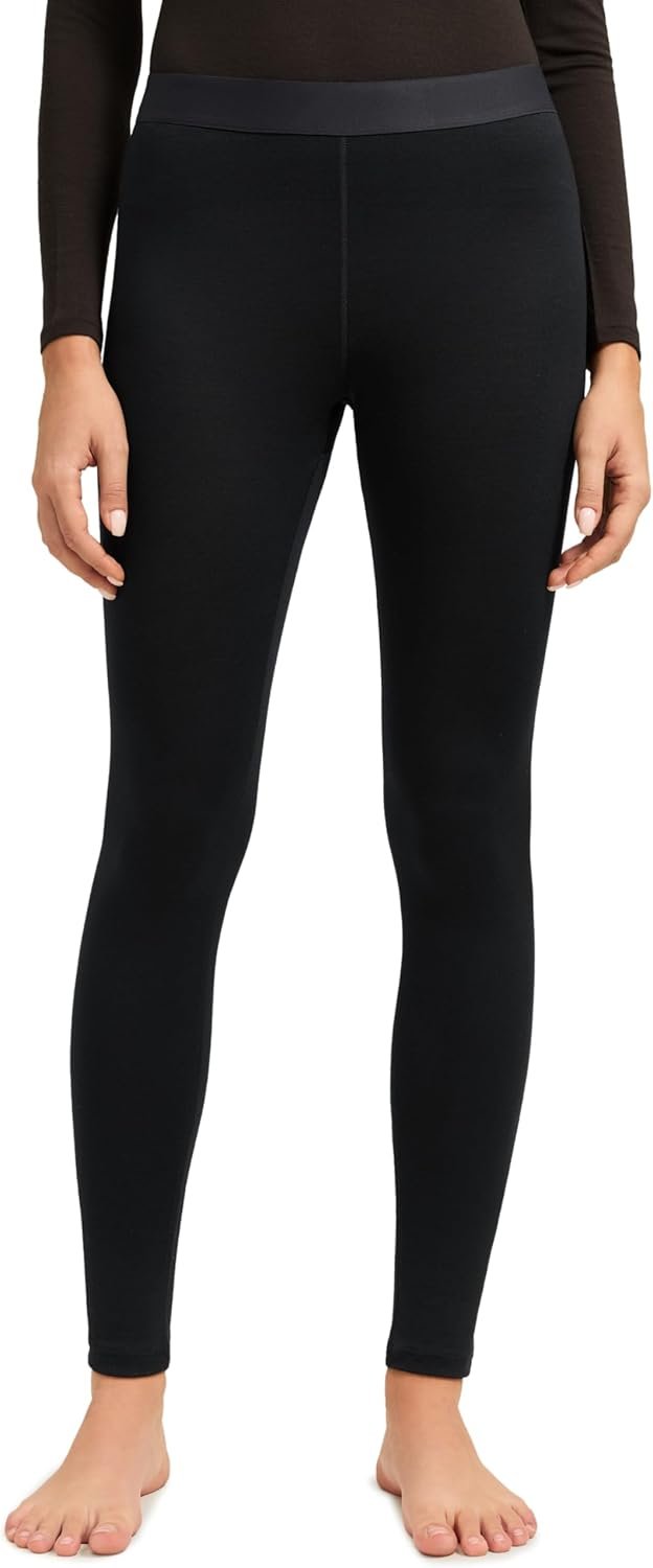Innophra Womens 190 Merino Wool Base Layer Leggings – Hiking Outdoor Casual Thermal Underwear Tights Breathable Comfort Pants