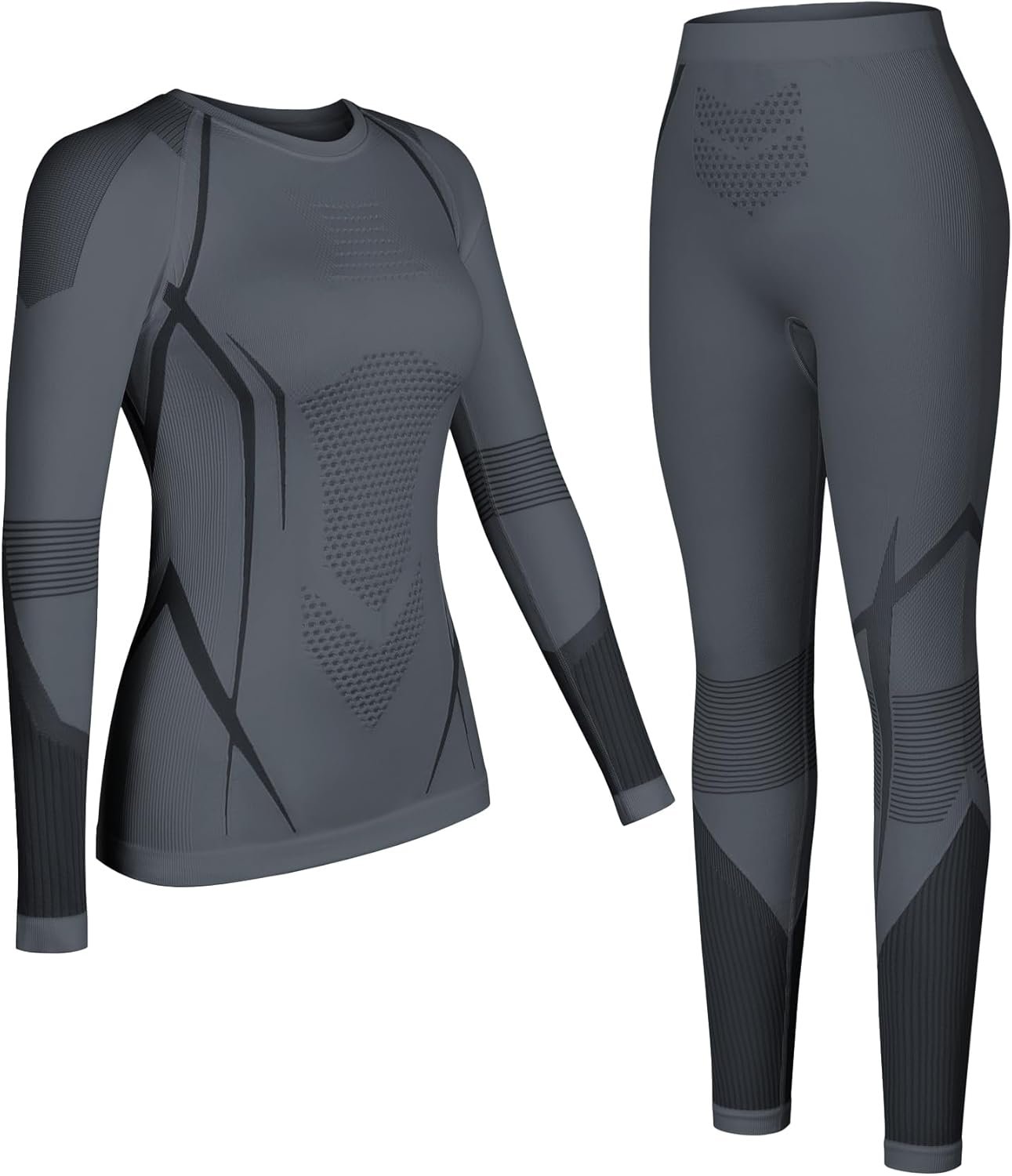 ATTRACO Womens Thermal Underwear Top and Bottom Sets Women Long Johns Warm Base Layer for Cold Weather