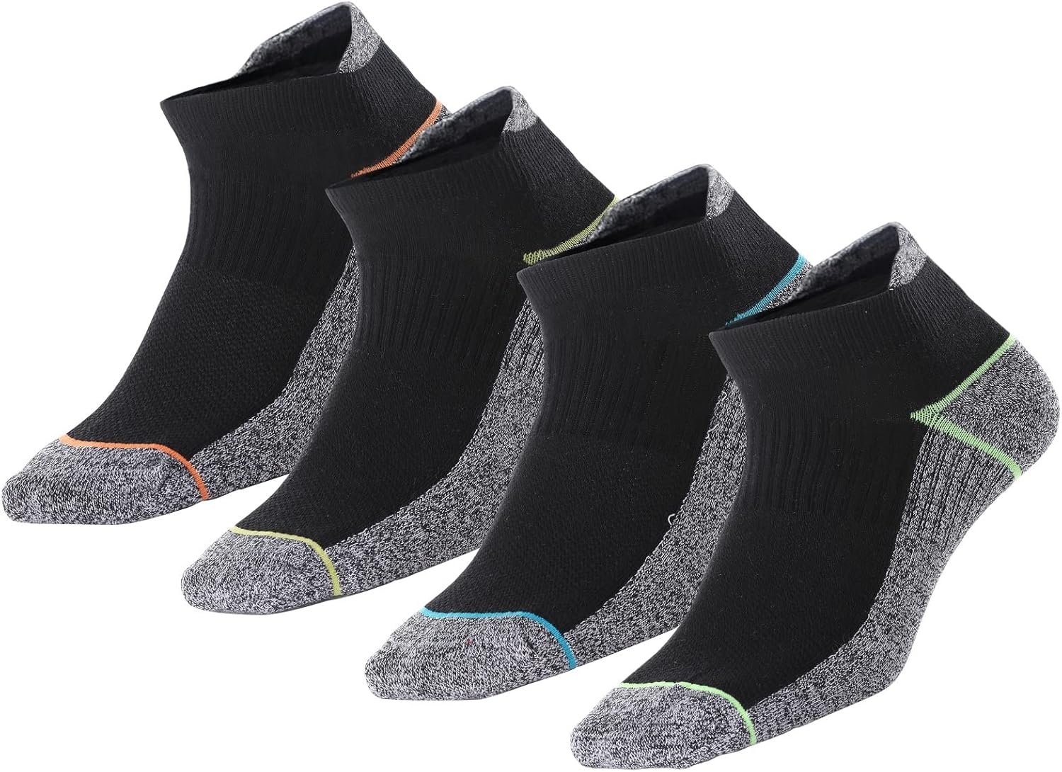 Kodal Copper Ankle Athletic Running Socks Moisture Wicking Odor Control for Sweaty Feet