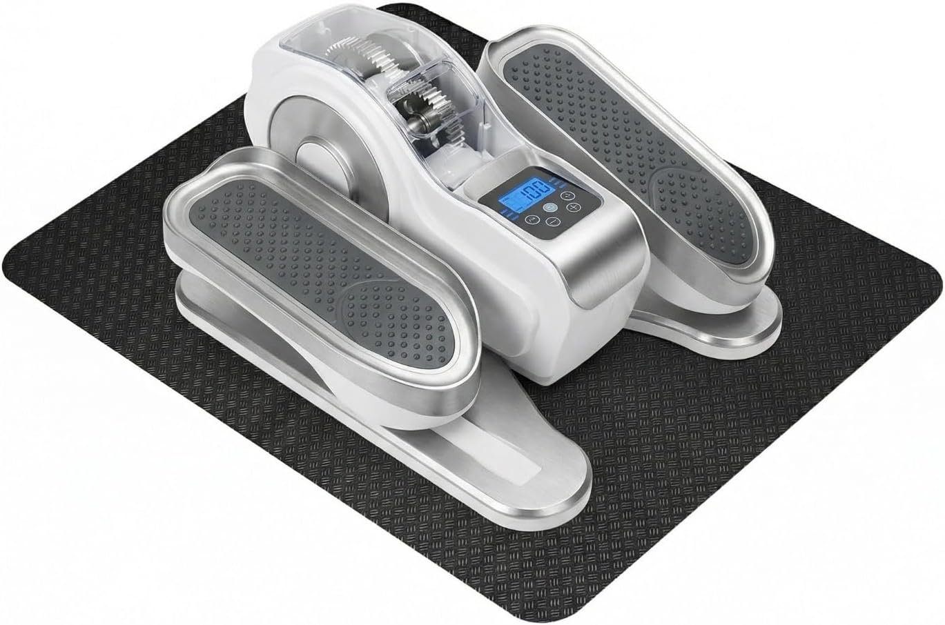 Stepwaver Double Non-Slip Workout Mat for Ellipse Leg Exerciser, Ellipse Machine Mat, Exercise Mats for Under Desk Ellipticals