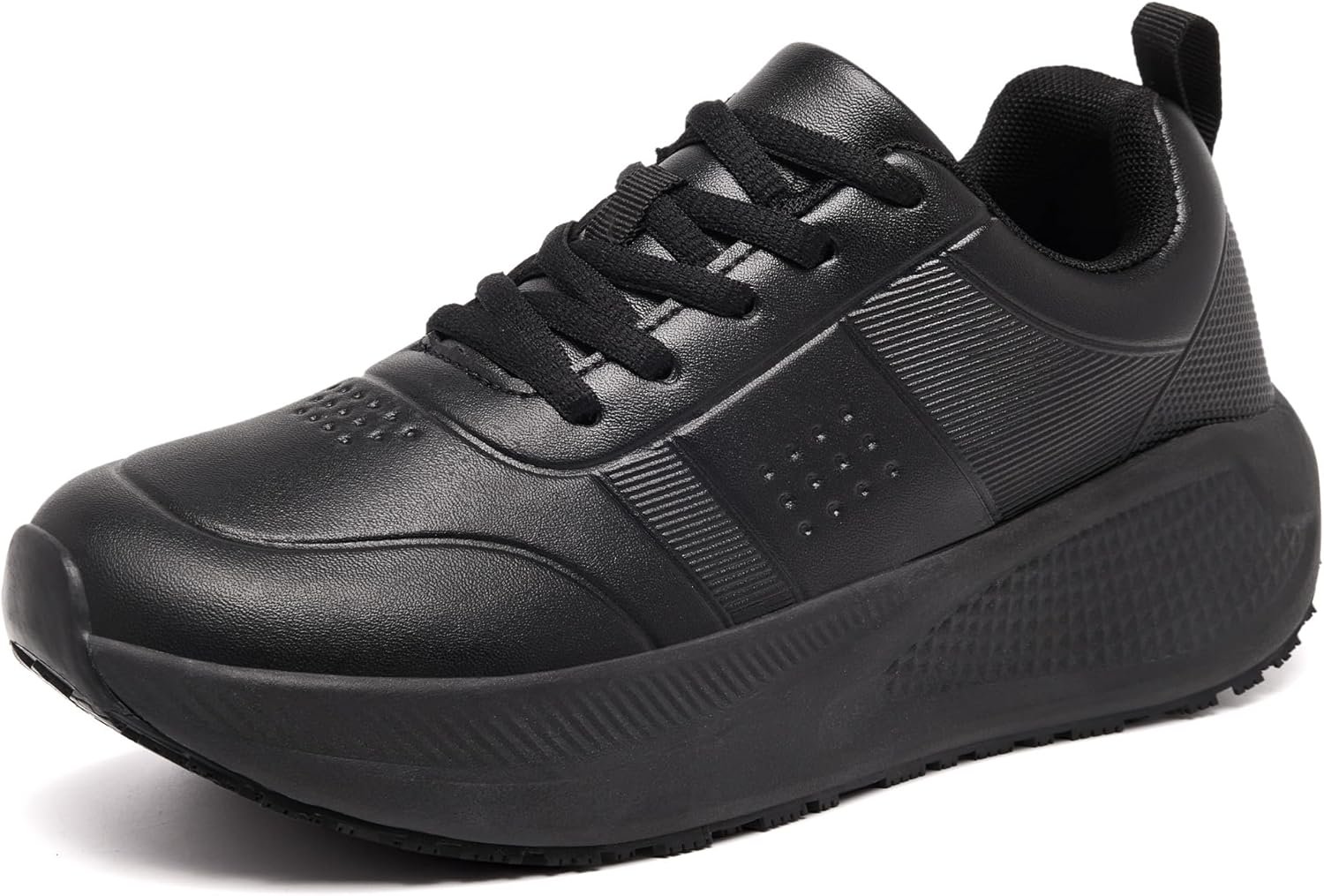 Non Slip Work Shoes for Women Food Service Kitchen Chef Shoe Restaurant Lightweight Waterproof Walking Sneakers Nursing Slip Resistant Footwear