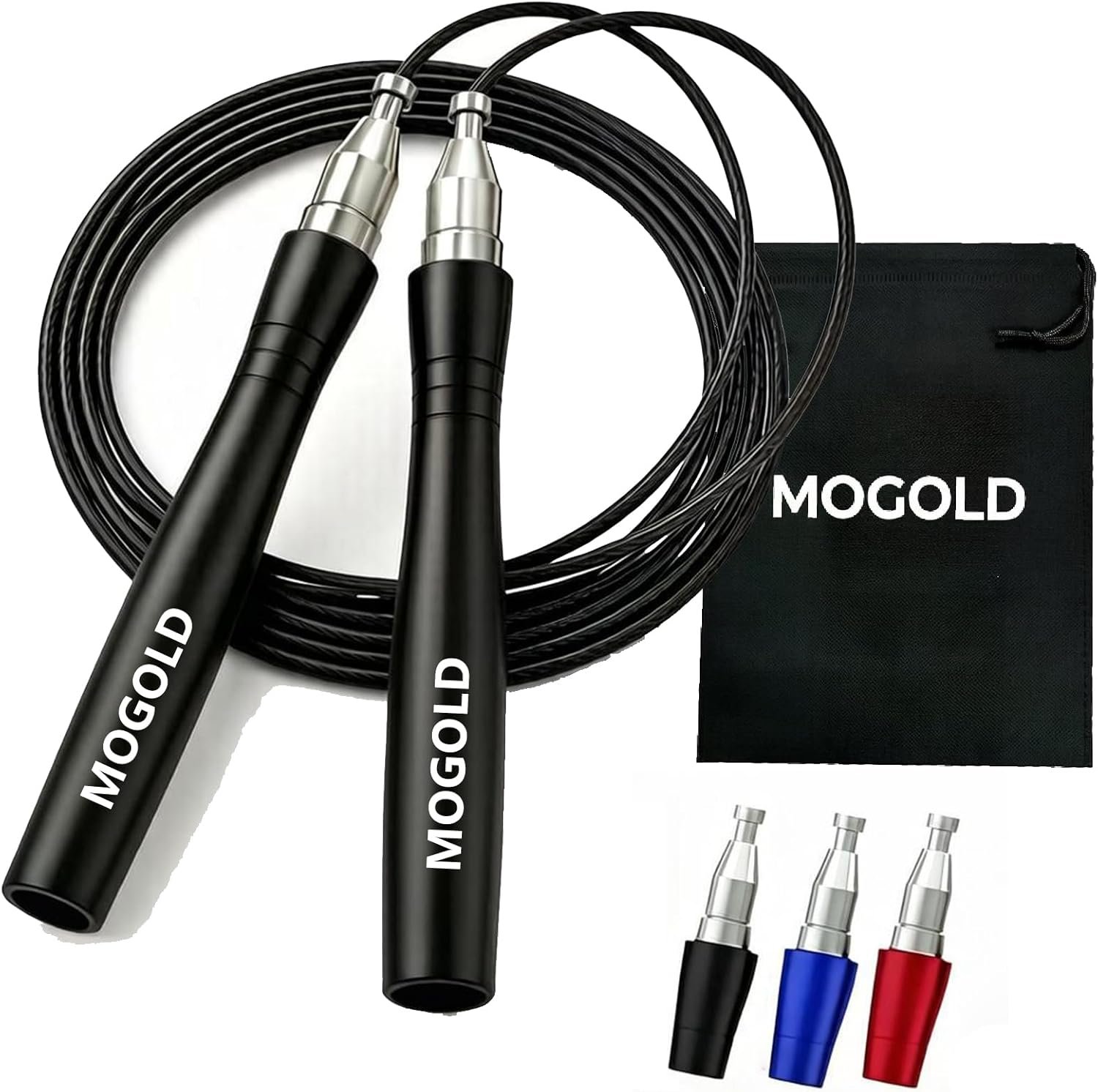 Speed Ropes Jump Rope For Men/Women- Premium Quality Tangle-Free – Self-Locking Screw-Free Design – Speed Ropes for Boxing/Crosffit/Double-Unders – Skipping Rope for Workout & Home Exercises