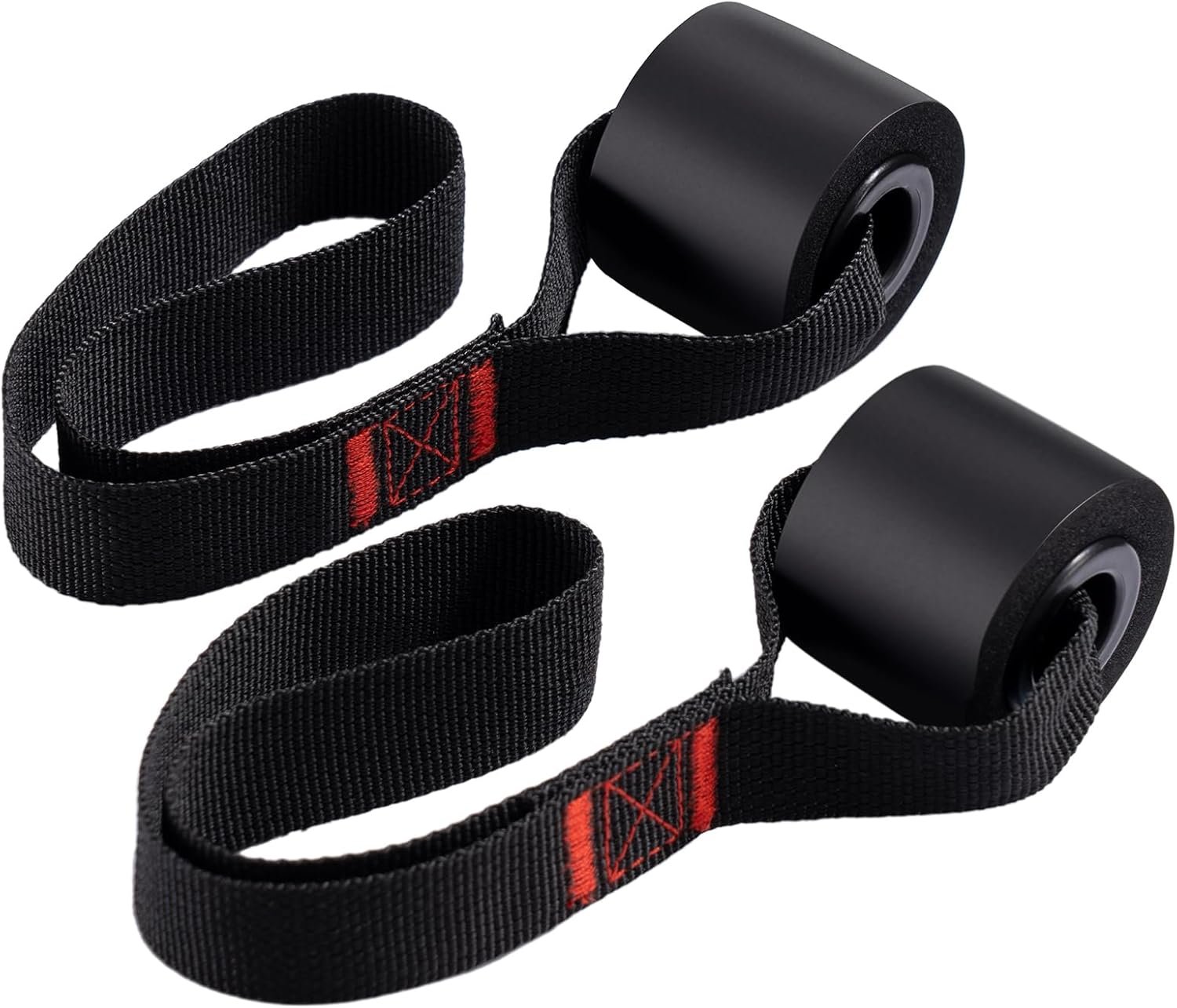 Slim Panda Door Anchor Strap for Resistance Bands – Multi-Point Resistance Band Door Anchor with 5 Stainless D-Rings – Heavy Duty Home Gym Attachment – Fits Doors up to 8FT