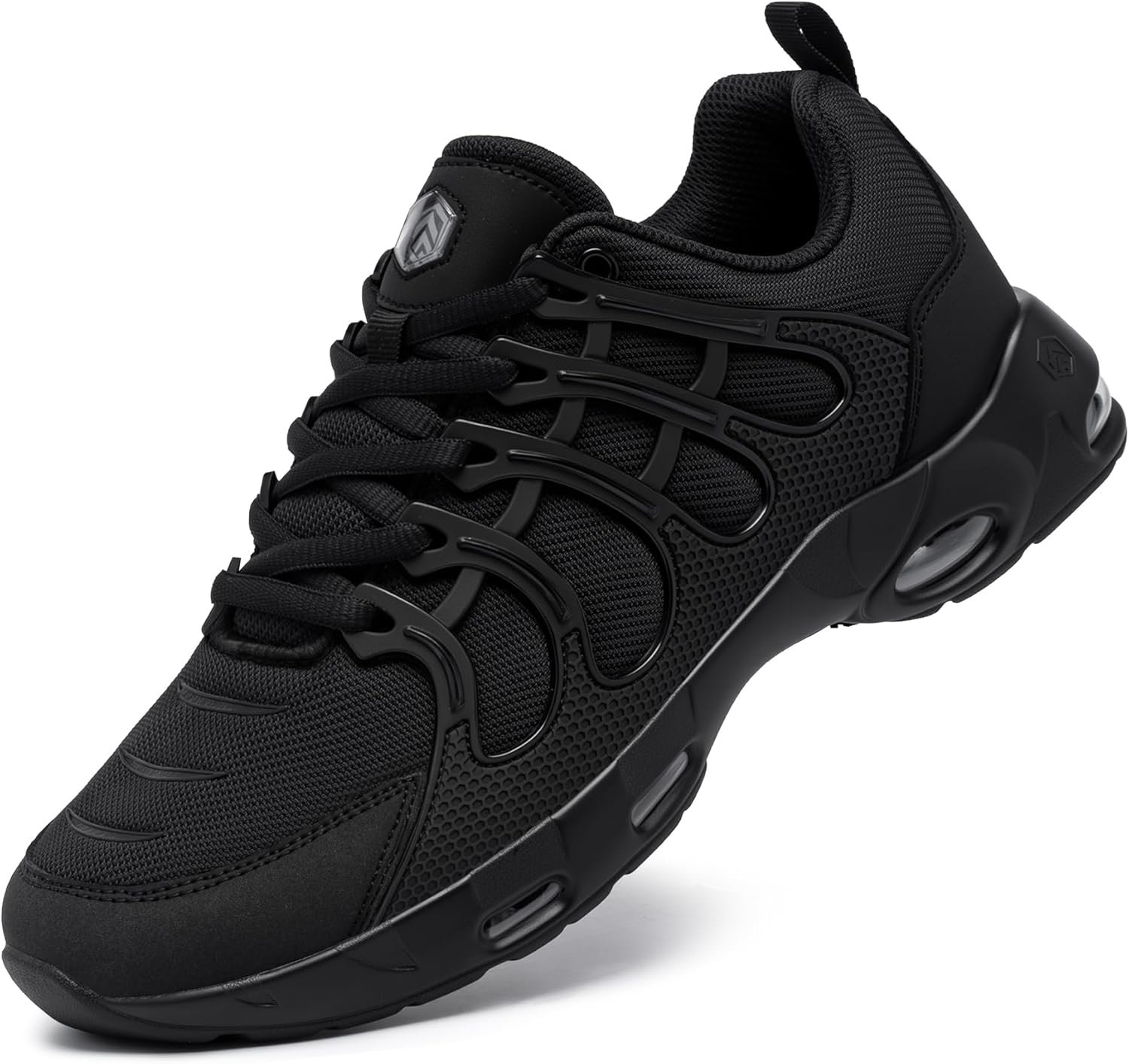 LARNMERN Non Slip Work Shoes for Women Slip Resistant Casual Sneakers Comfort Walking Womens Chef Kitchen Food Service Breathable Wide Width