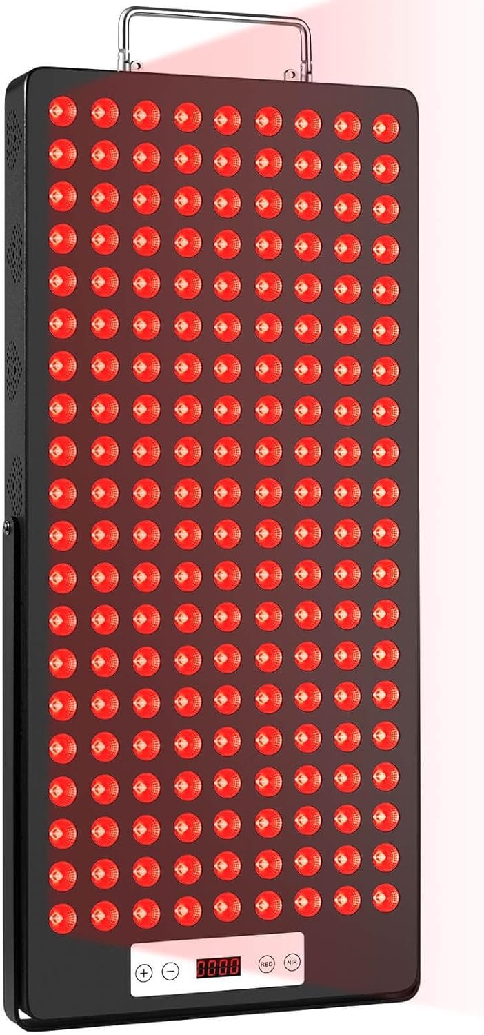 Red Light Therapy Panels,Red 660nm Near Infrared 850nm Light Therapy for Body with 180pcs LEDs (225W), Pain, Skin, Recovery, Sleep, Performance.