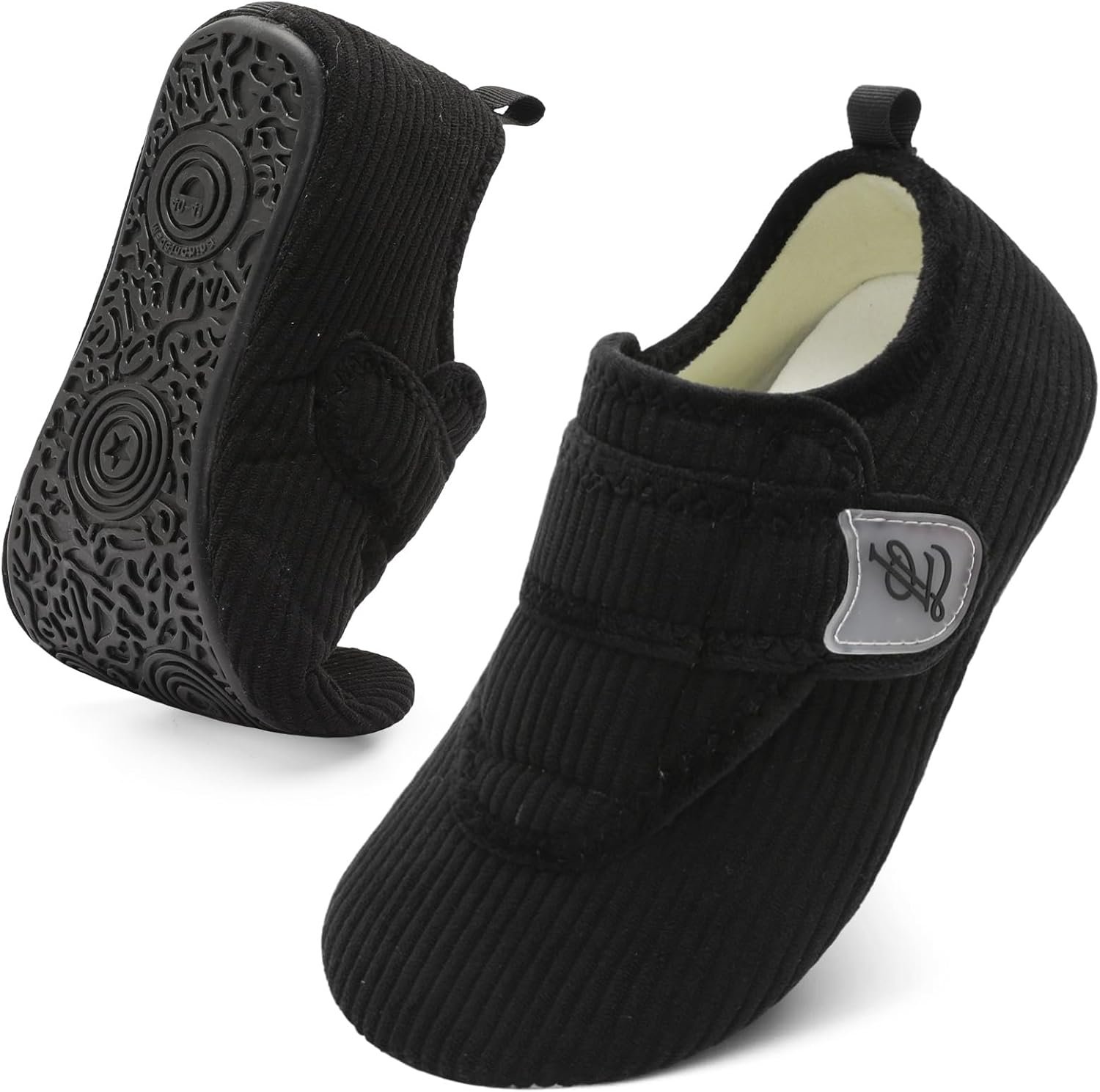 LeIsfIt Slippers for Women Men Soft House Slippers Wide Barefoot House Shoes Non-slip Slip on Slipper Shoes Comfy Adjustable for Home Bedroom Travel Yoga