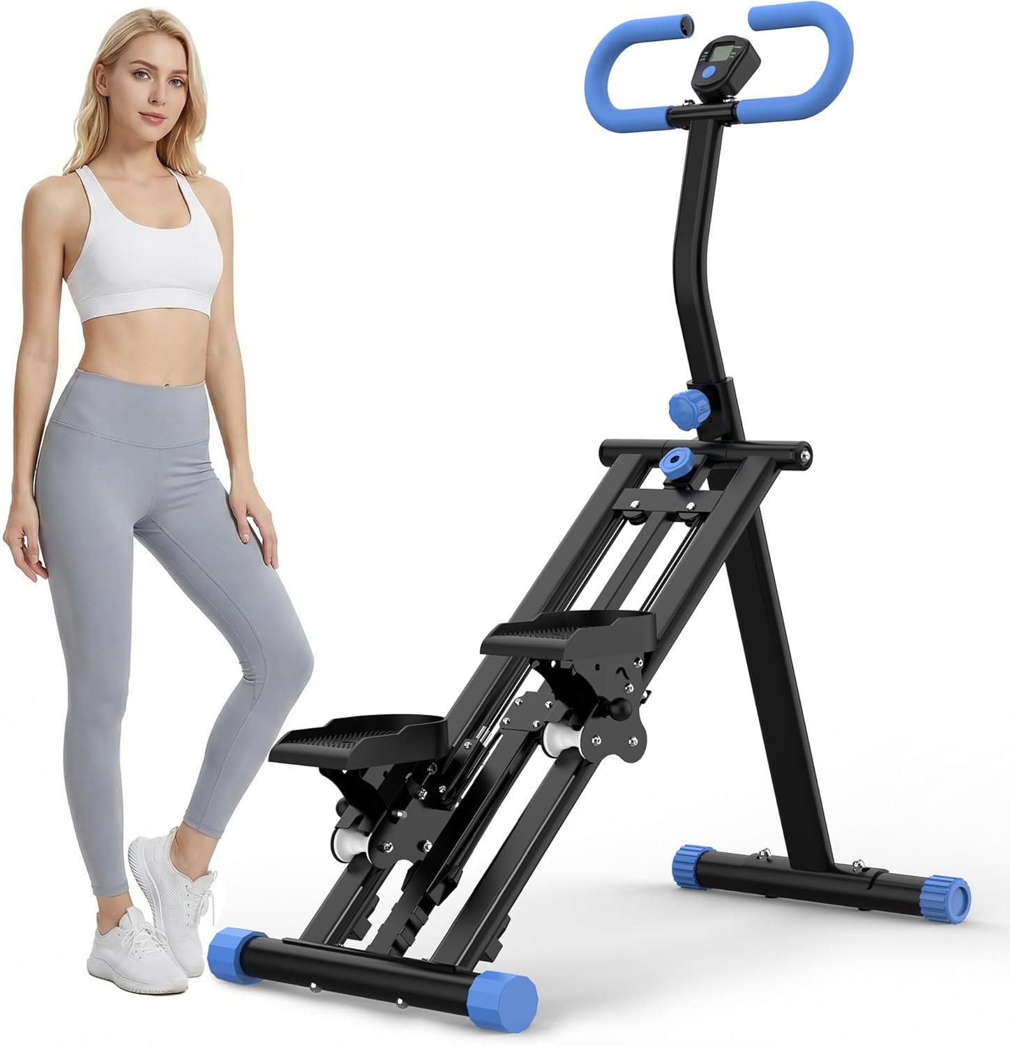 Stair Stepper for Home, Vertical Climber Machine for Full-Body Exercise,265lbs Resistance Home-Upgrade Climber Fitness Equipment with Stable Frame Adjustable Handlebar for Women Men