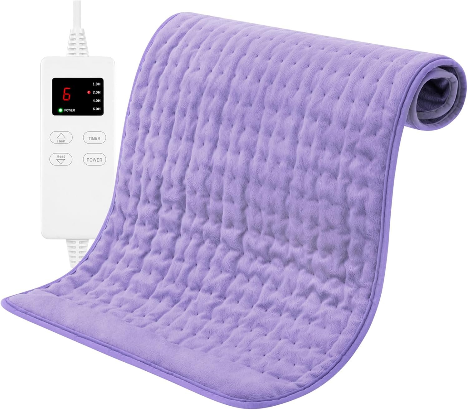NBKLS Heating Pad for Back, Large Heating Pads for Body Muscle Pain Cramps Relief, 6 Heat Settings Machine Washable Electric Heating Pad, Birthday Christmas Gifts for Women Mom