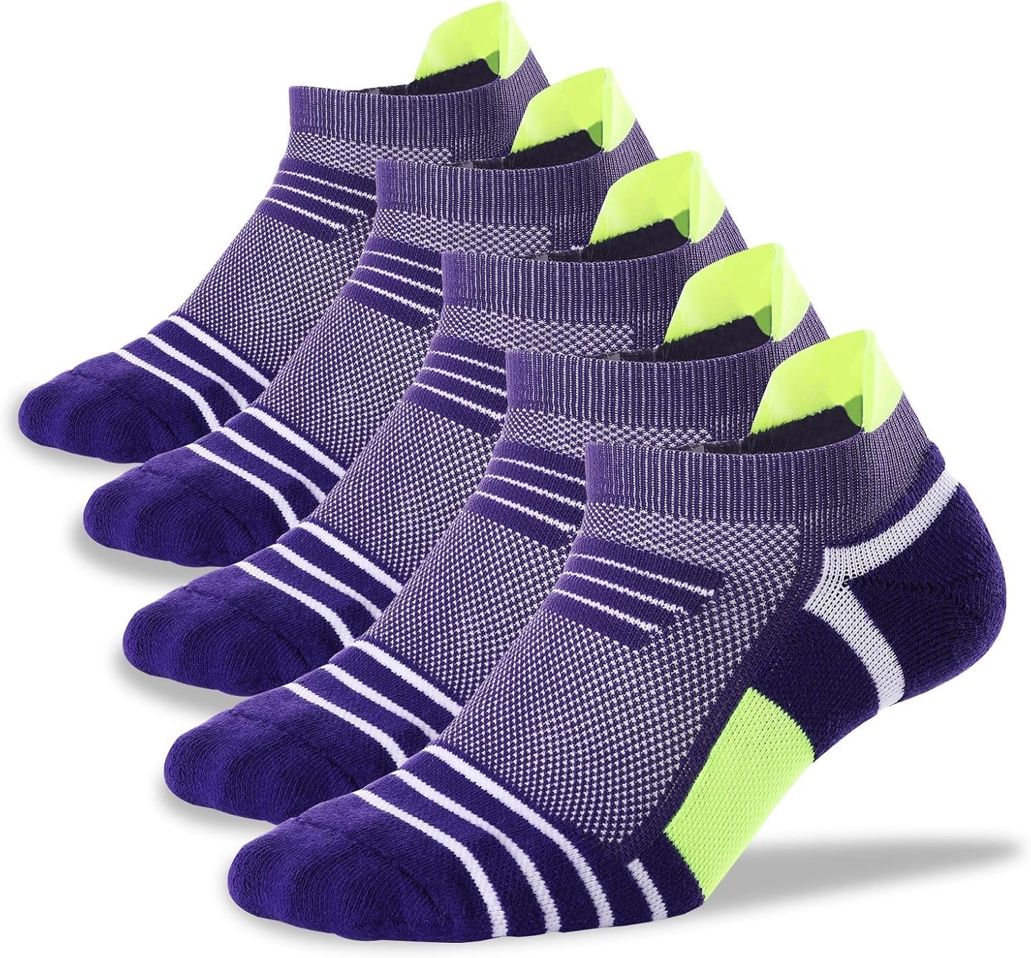 Kodal Ankle Compression Socks, Copper Yarn Low Cut Training Socks, Odor Free Moisture-wicking Arch Support Cushion