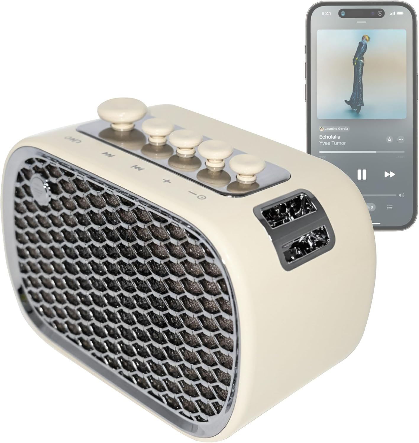 4 in 1 White Noise Machine & Gentle Bass Bluetooth Speaker, Sleep Sound Machine Portable for Baby, Adults, Travel & Office