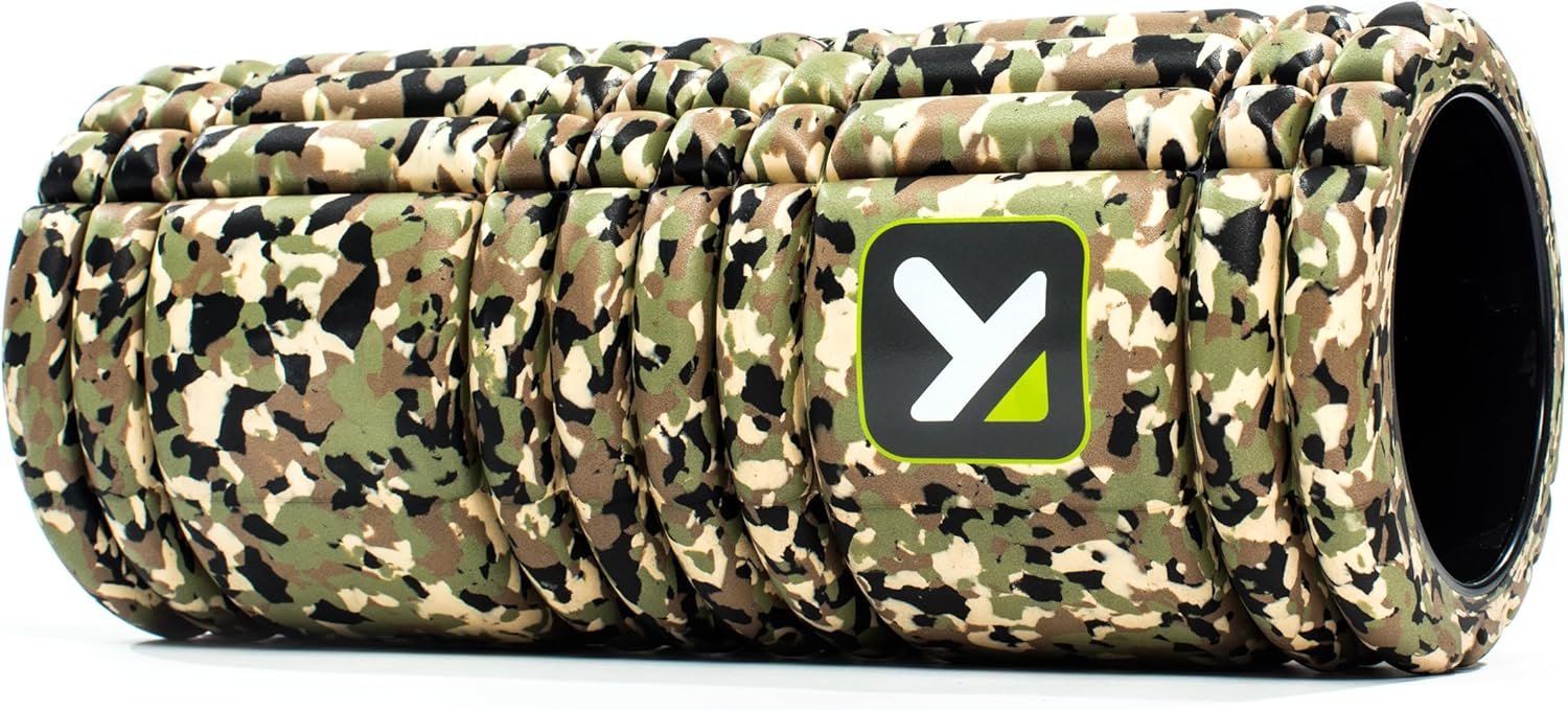 TriggerPoint Grid 1.0 Foam Roller – 13″ Multi-Density Massage Roller for Deep Tissue & Muscle Recovery – Relieves Tight, Sore Muscles & Kinks, Improves Mobility & Circulation – Targets Key Body Parts