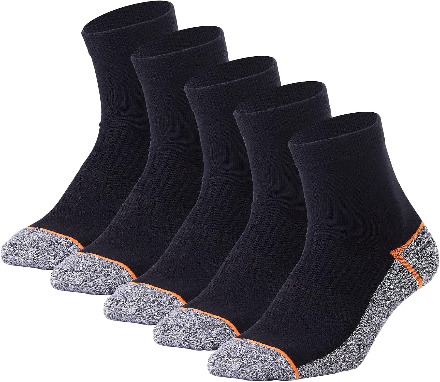 Kodal Copper Infused Quarter Socks Improve Foot Health Odor Control with Moisture Wicking Durable Comfortable Fit