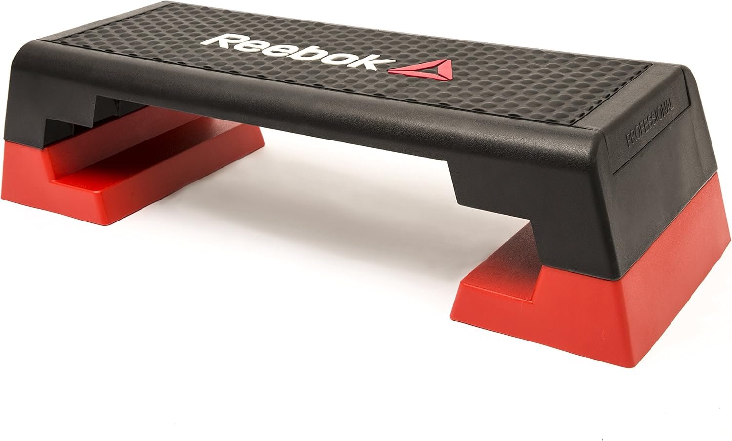 Reebok Fitness Multipurpose Adjustable Aerobic and Strength Training Workout Step Platform for HIIT, Cardio, and General Sessions