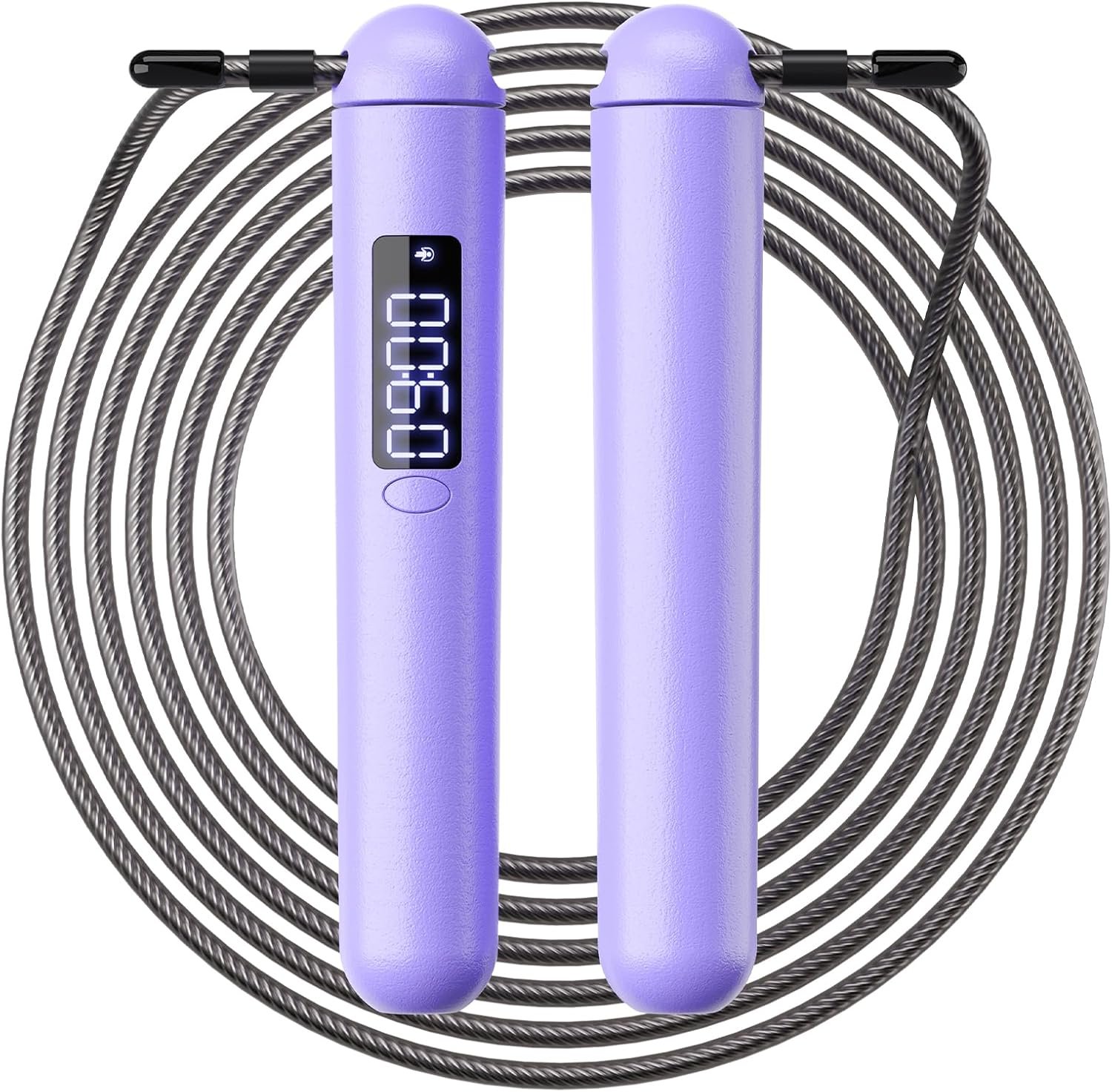 ACHDOFITS Smart Jump Rope for Women – Calorie Counter That Helps You Lose Weight | 4 Modes for Beginner to HIIT | Smooth Steel Wire, No Cutting, Type-C | Home & Cardio Workout