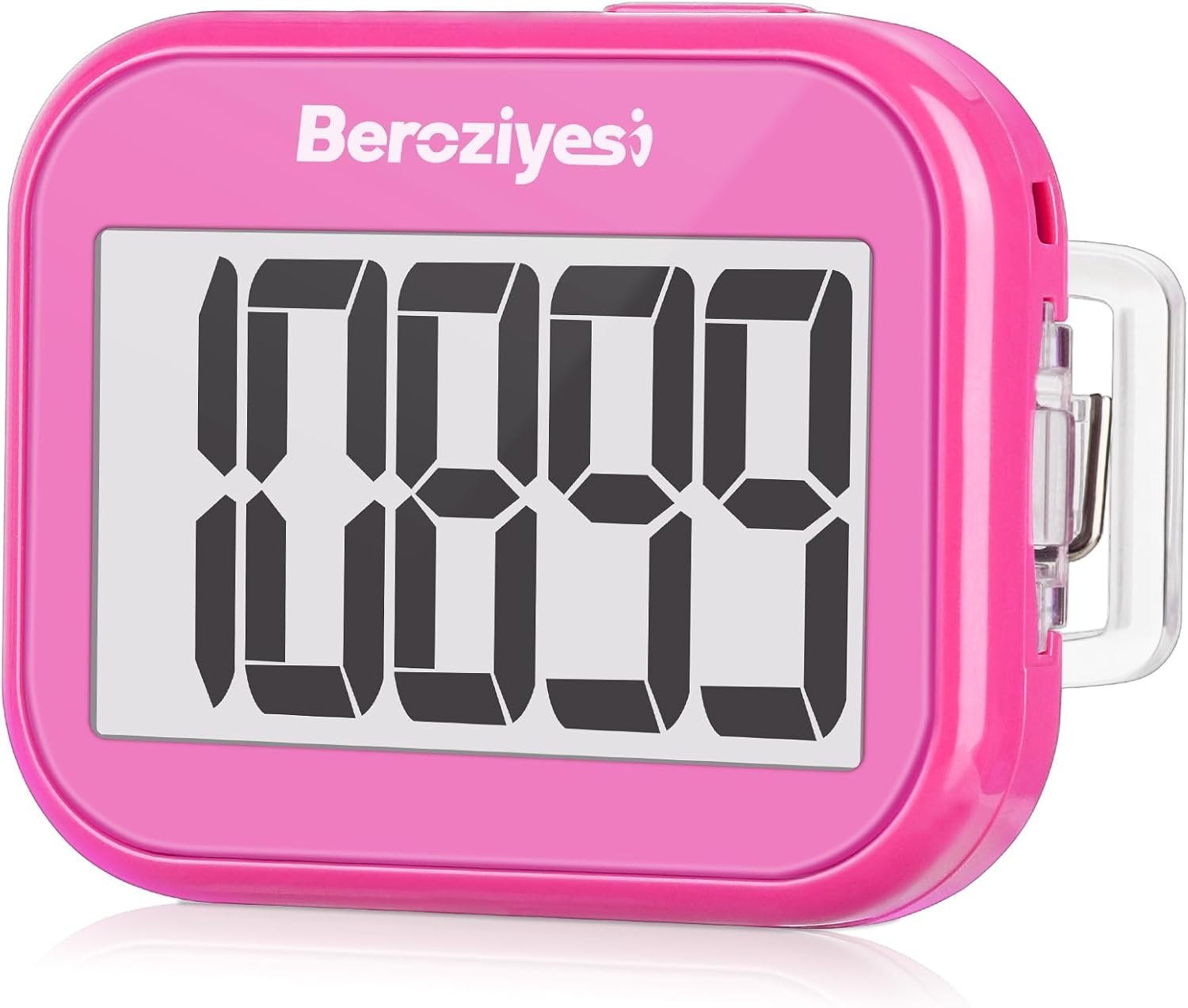 3D Pedometer for Walking, Simple Step Counter for Walking with Removable Clip and Lanyard, Accurate Pedometers for Steps, Step Tracker with Large Display for Men Women and Kids