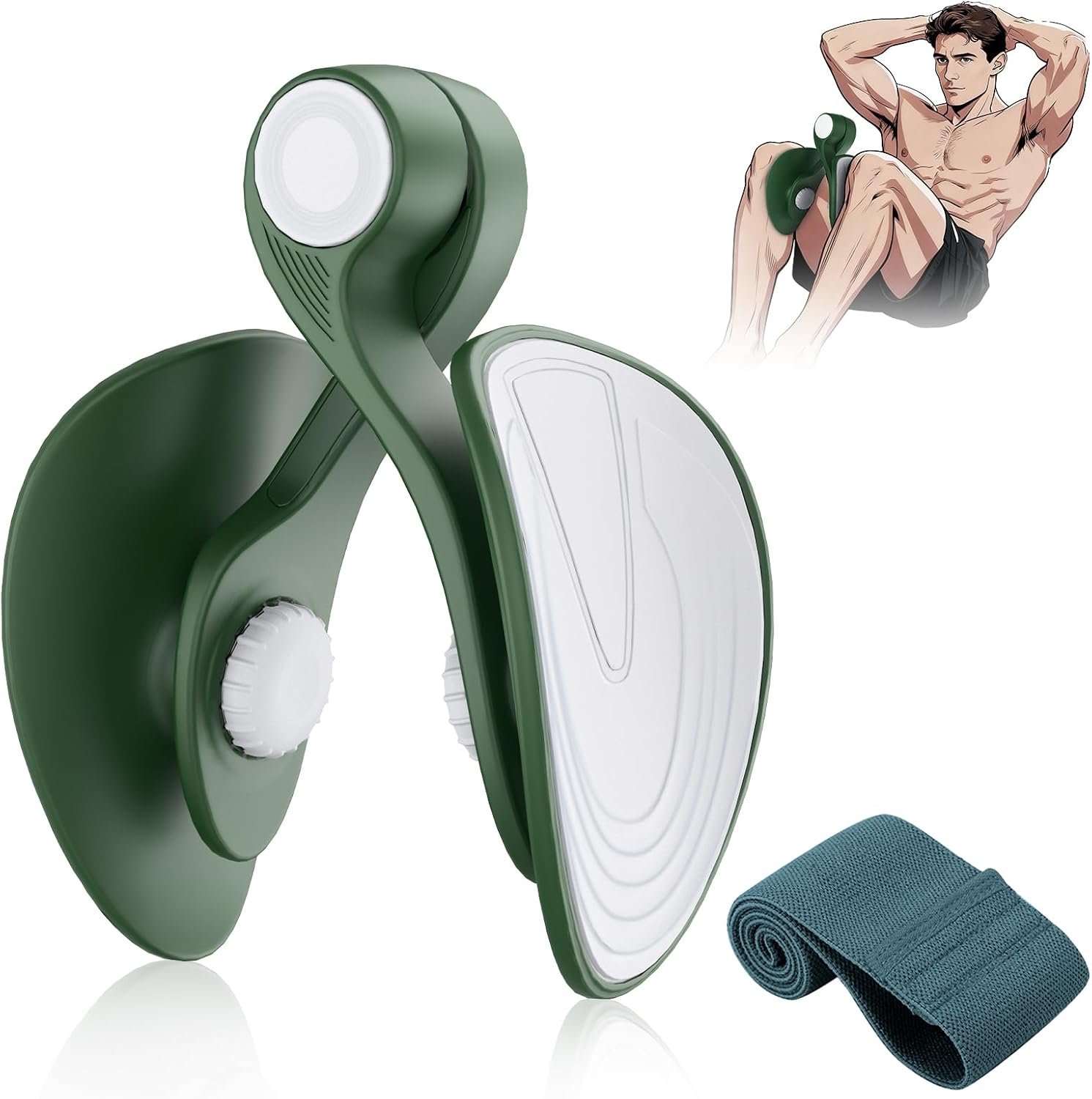Kegel Exerciser Pelvic Floor Muscle Exercise Devices Inner Thigh Trainer | 35LB Resistance, Hip Strengthener & Abductor, Leg & Home Workout for Postpartum Recovery, Hip Exerciser for Women & Men